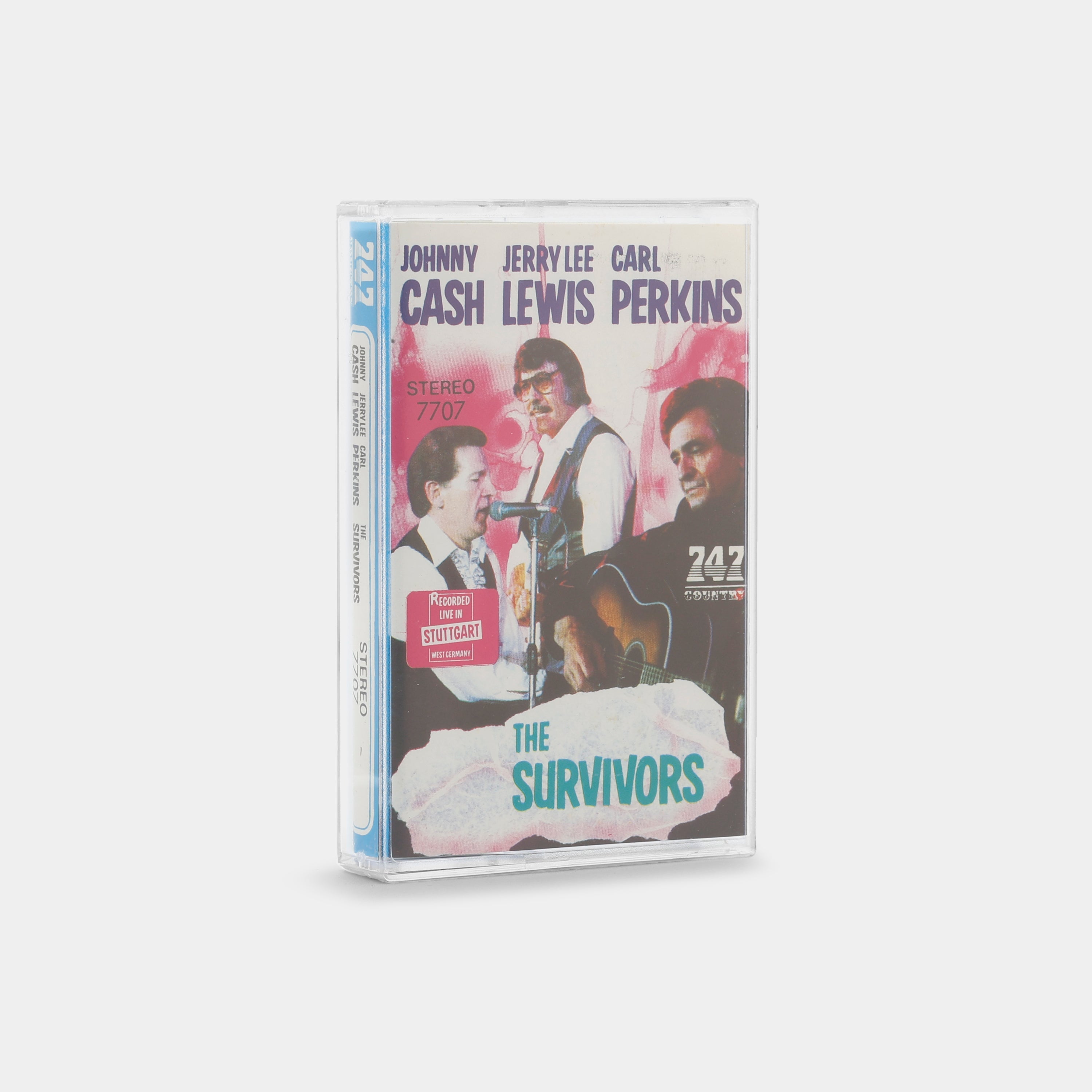 Johnny Cash, Jerry Lee Lewis, Carl Perkins - The Survivors Cassette Tape