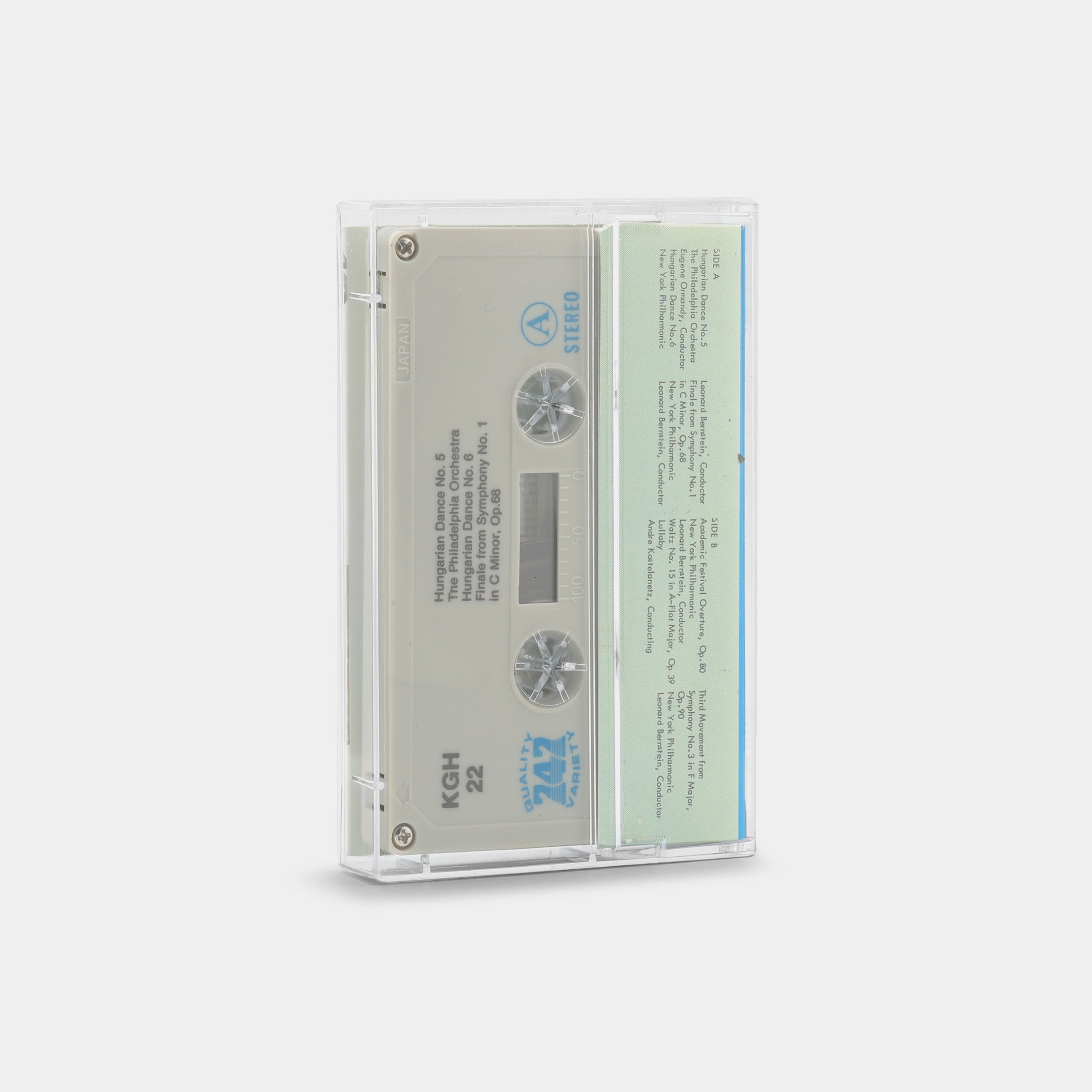 Brahms - Brahms' Greatest Hits Cassette Tape