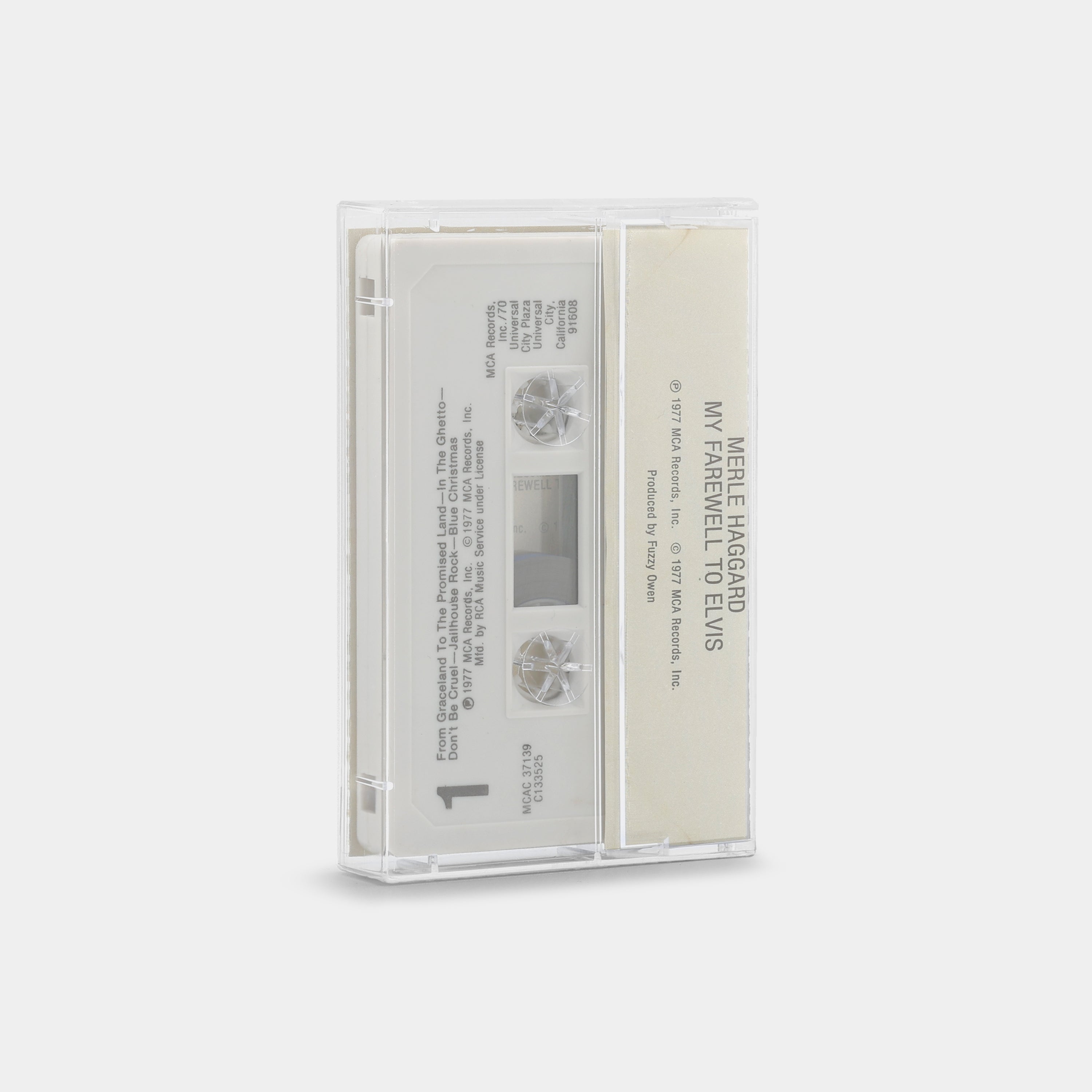 Merle Haggard - My Farewell To Elvis Cassette Tape