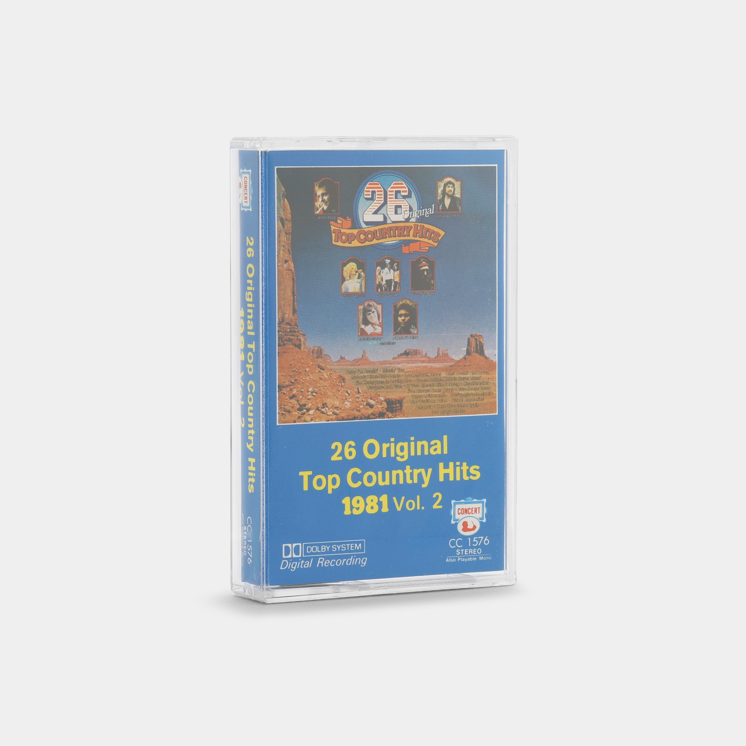26 Original Top Country Hits - 1981 Vol. 2 Cassette Tape