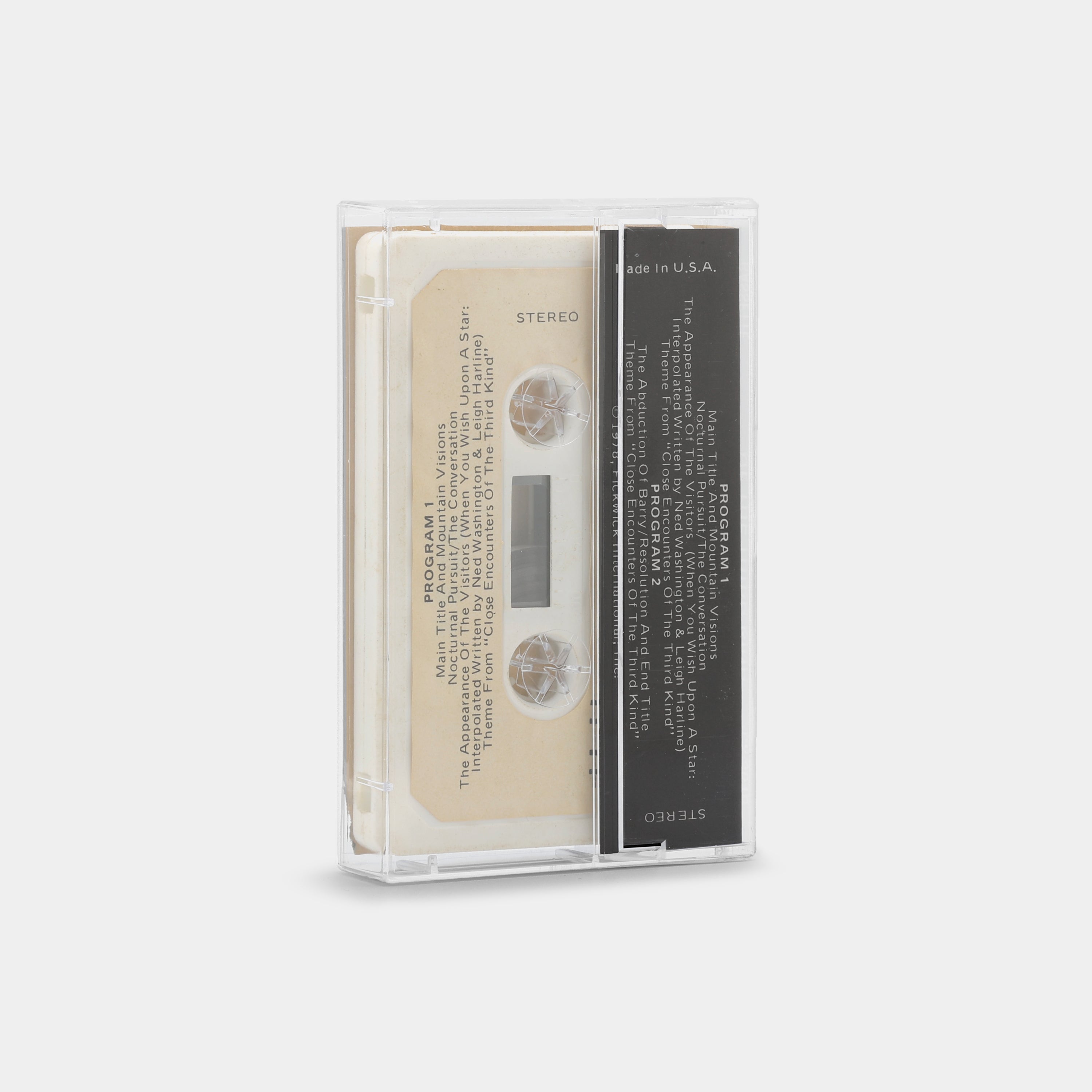 Music From Close Encounters Of The Third Kind Cassette Tape