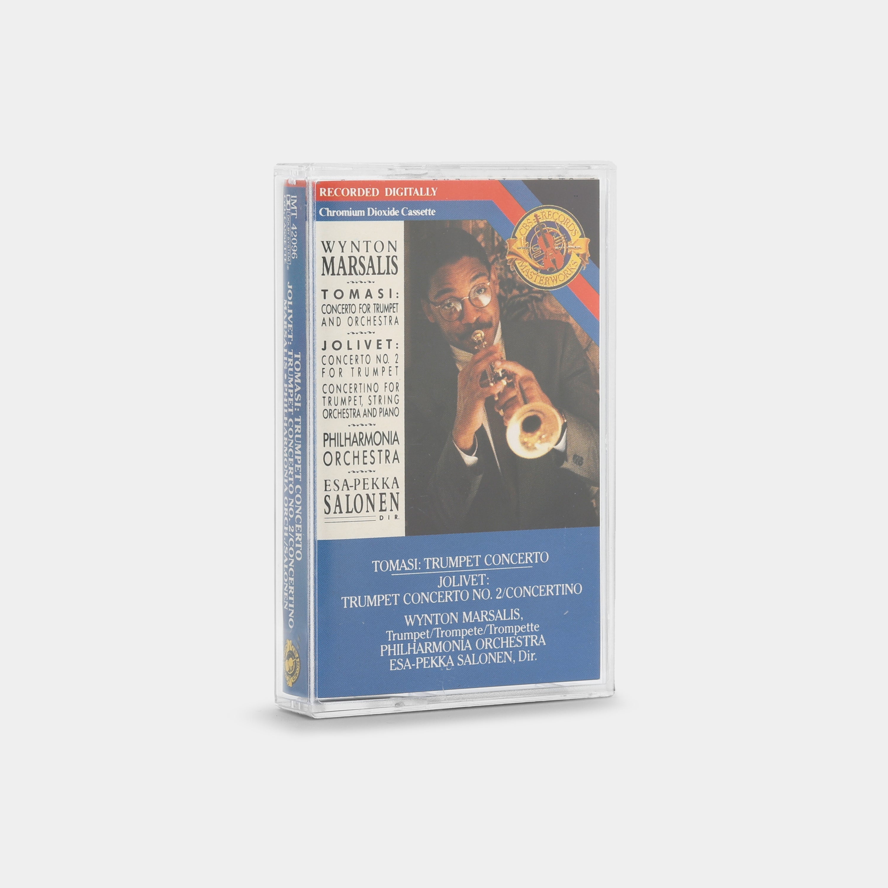 Wynton Marsalis - Tomasi: Concerto For Trumpet And Orchestra / Jolivet: Concerto No. 2 For Trumpet - Concertino For Trumpet, String Orchestra And Piano Cassette Tape