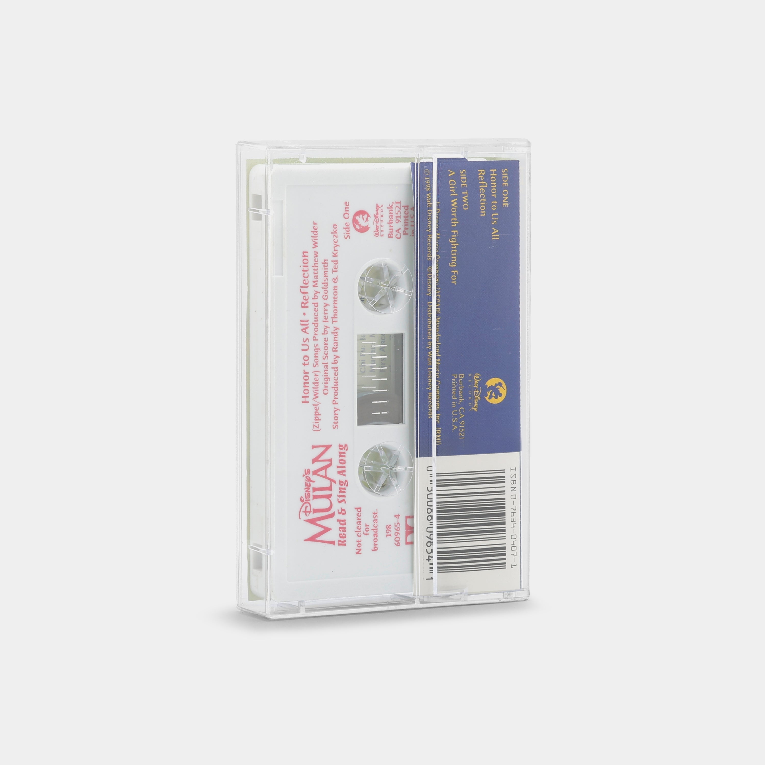 Disney's Mulan: Read & Sing Along Cassette Tape