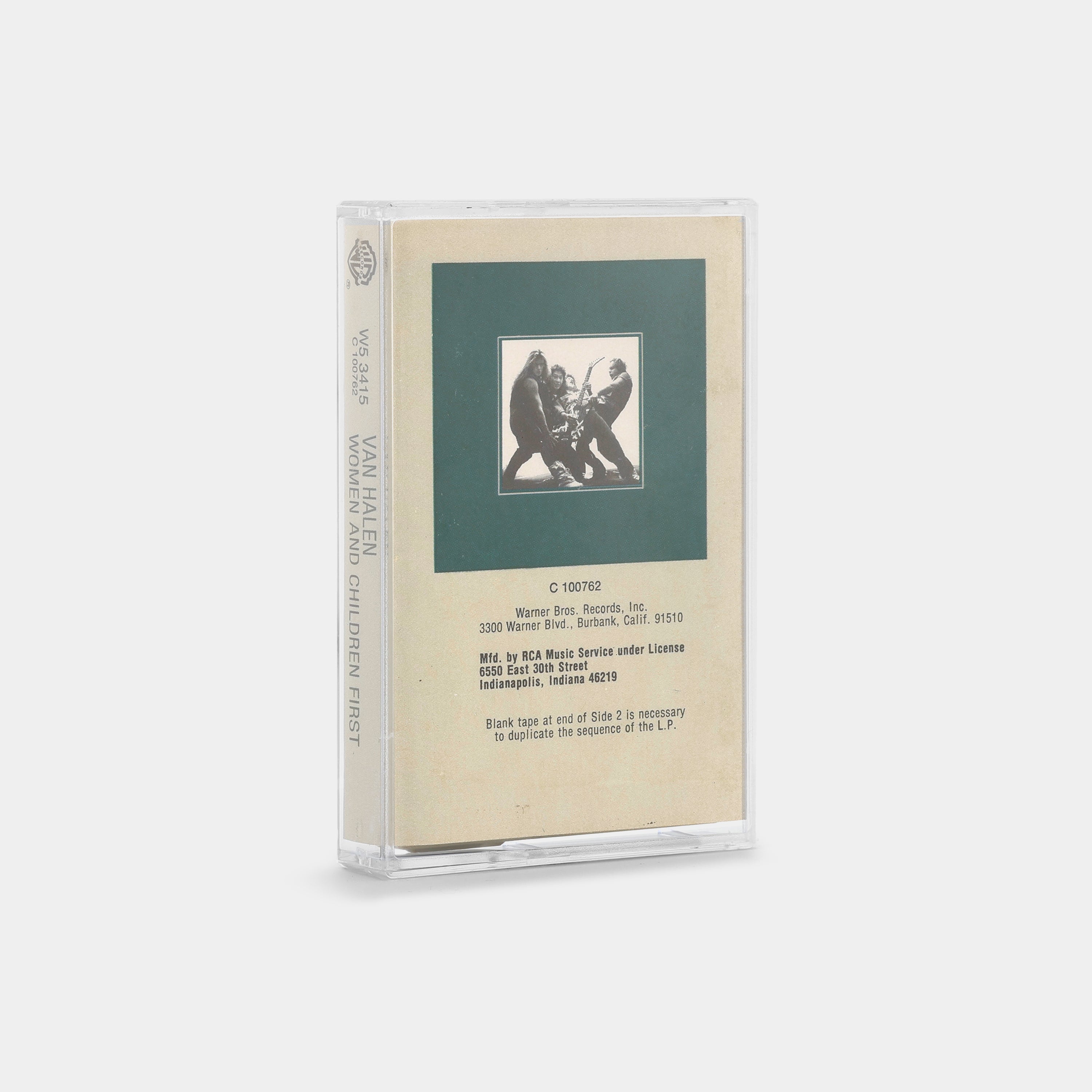Van Halen - Women And Children First Cassette Tape