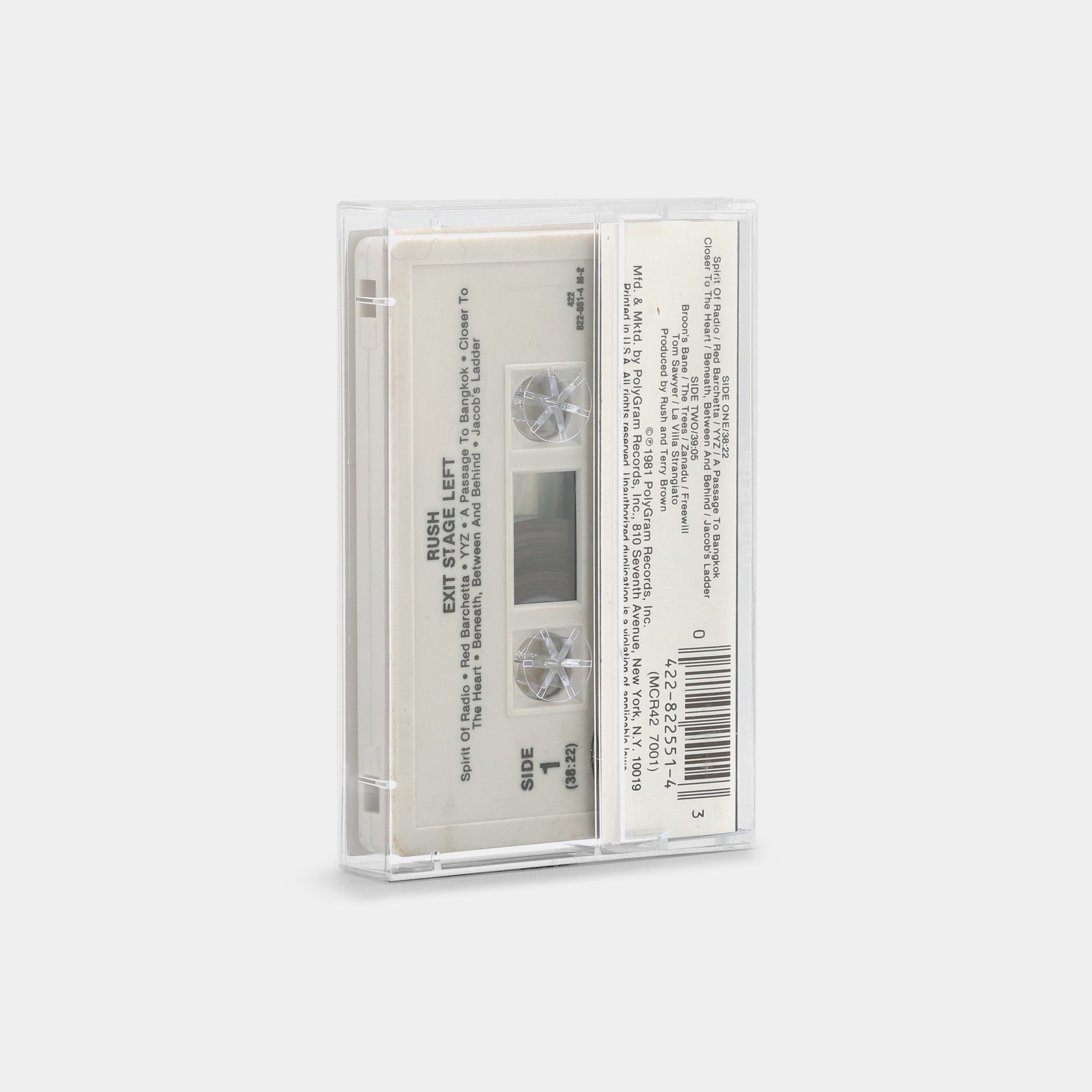 Rush - Exit Stage Left Cassette Tape