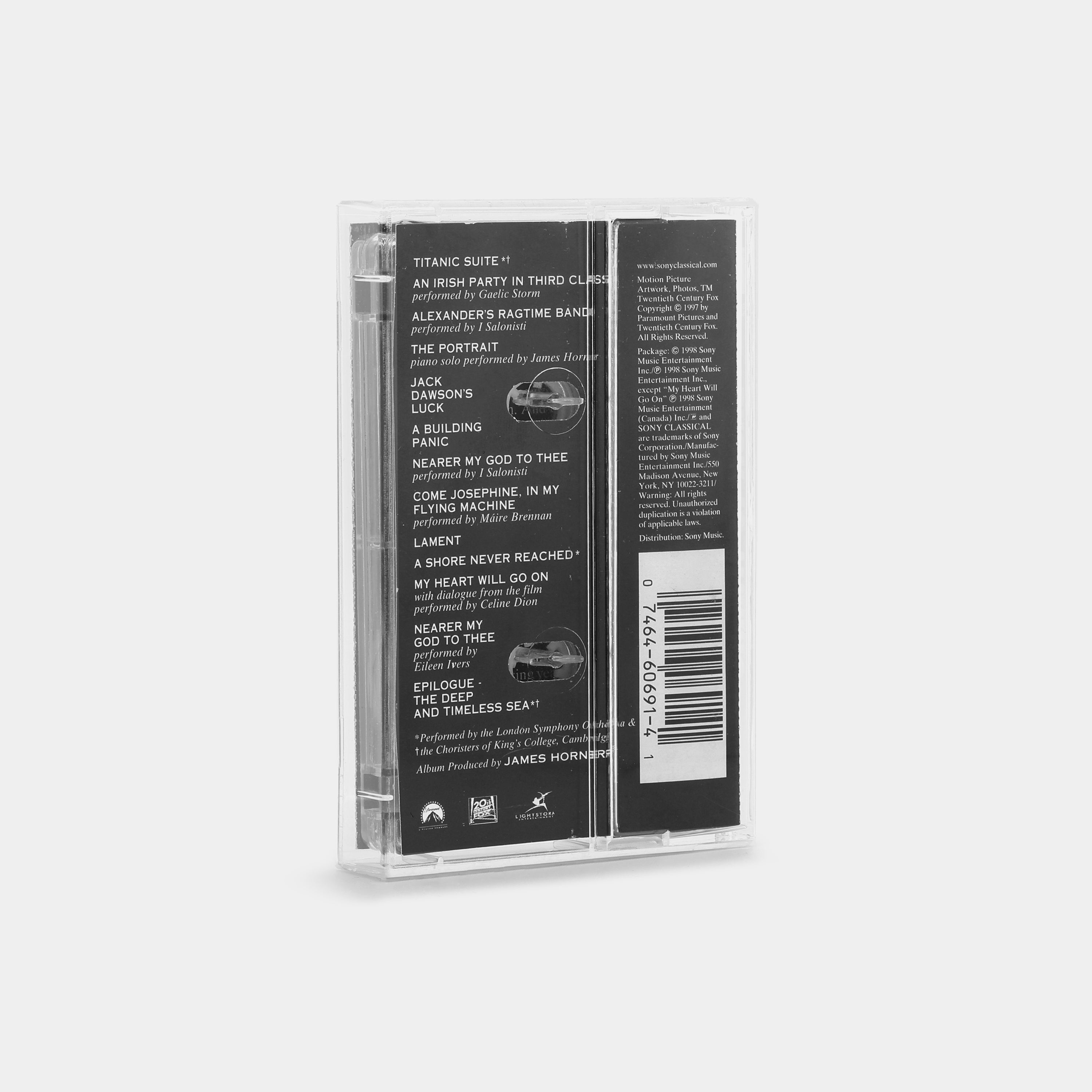 James Horner - Back To Titanic Cassette Tape