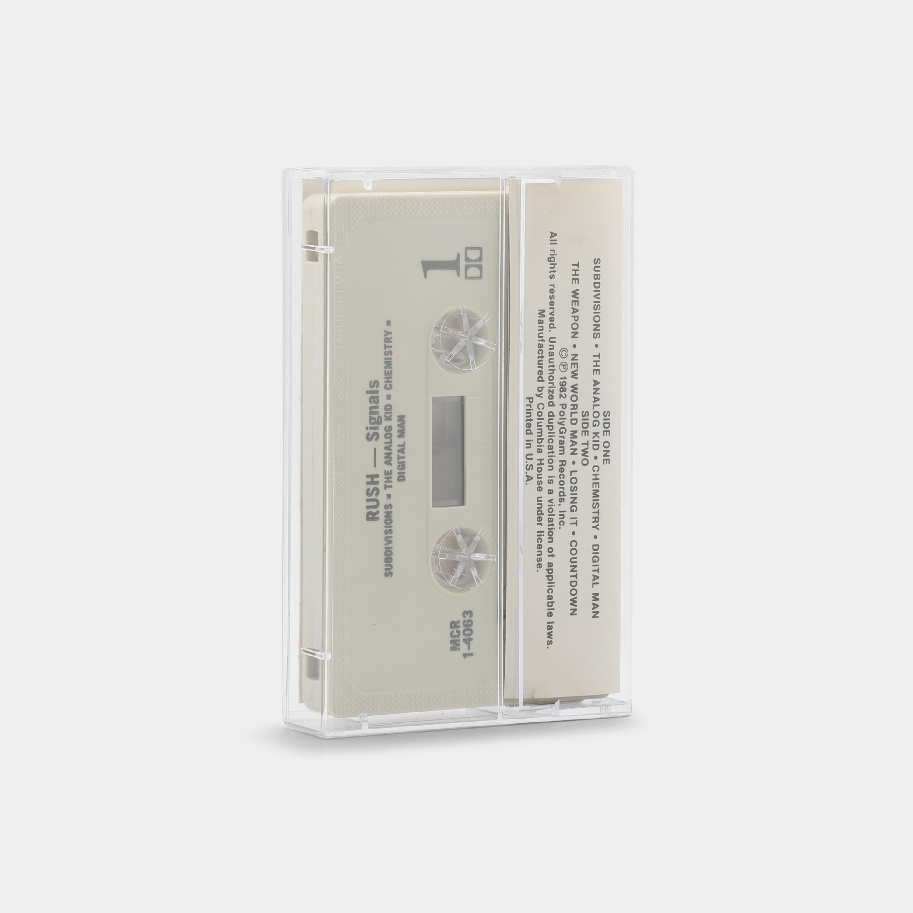 Rush - Signals Cassette Tape