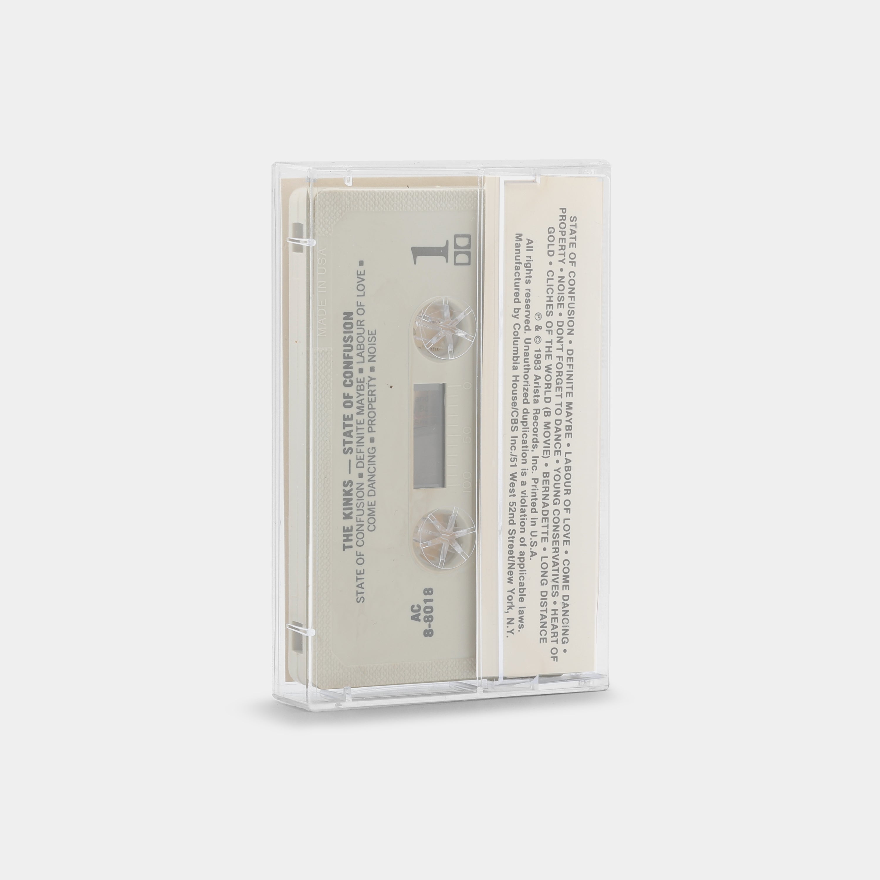The Kinks - State Of Confusion Cassette Tape