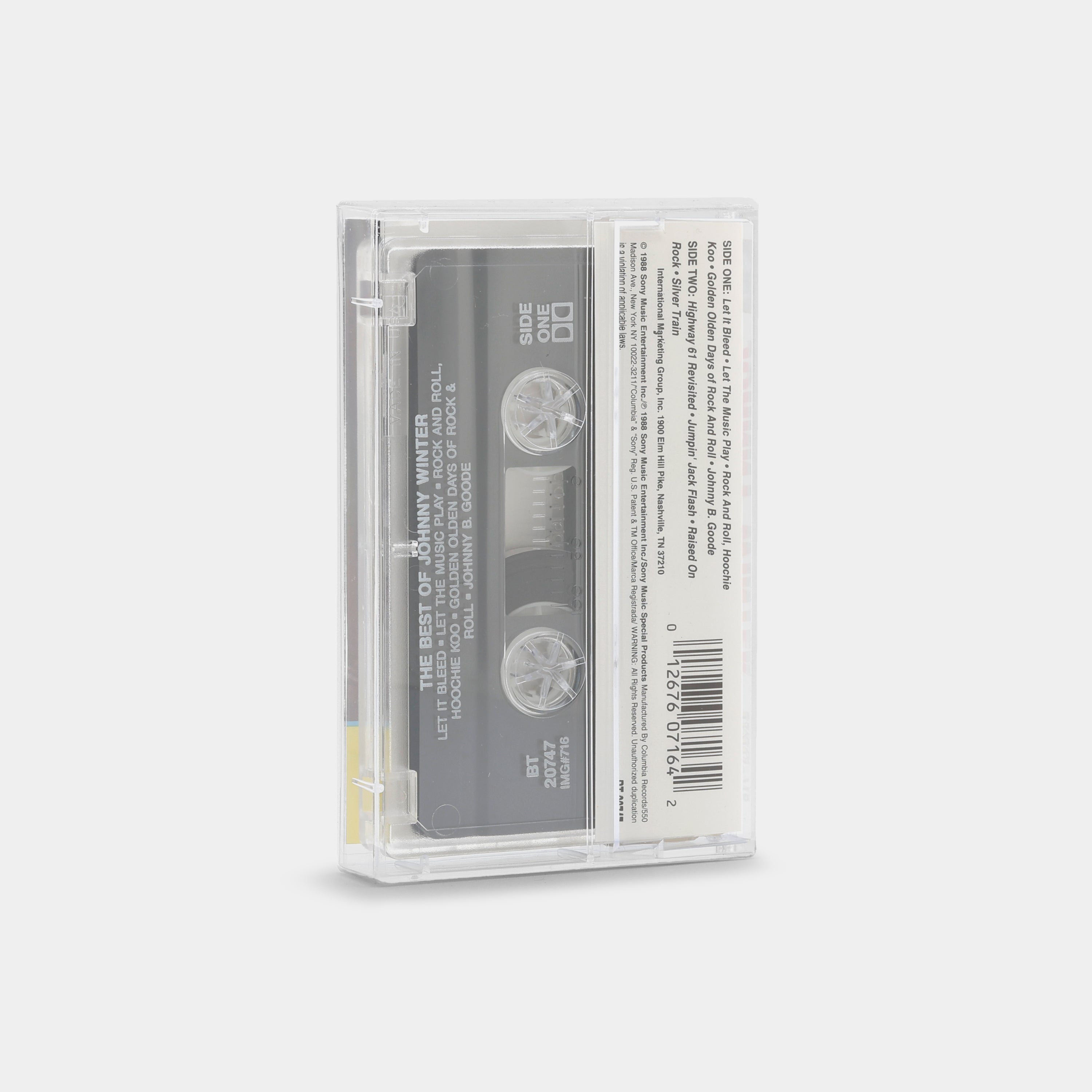 Johnny Winter - The Best Of Johnny Winter Cassette Tape