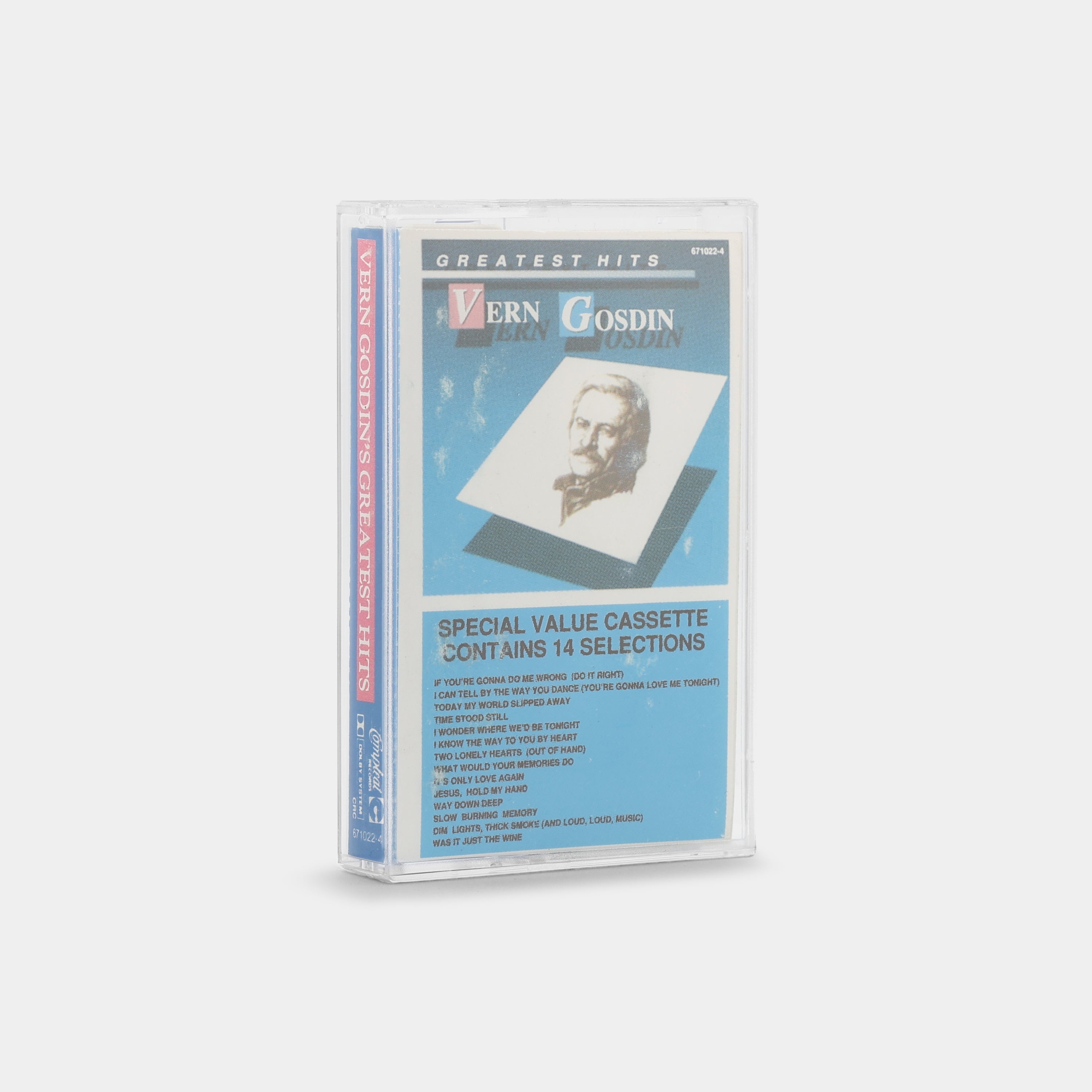 Vern Gosdin - Vern Gosdin's Greatest Hits Cassette Tape