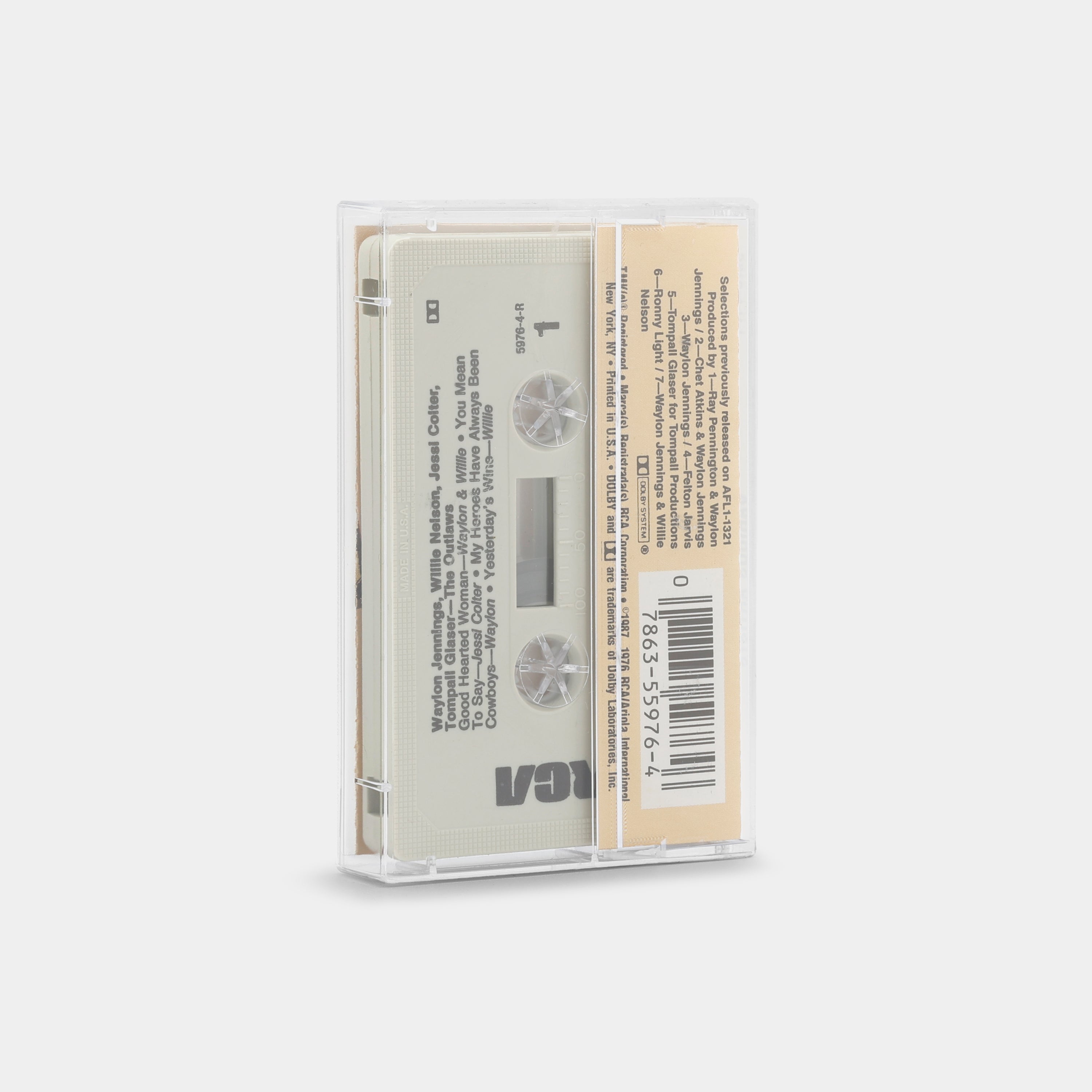 Waylon Jennings, Willie Nelson, Jessi Colter, Tompall Glaser - Wanted! The Outlaws Cassette Tape