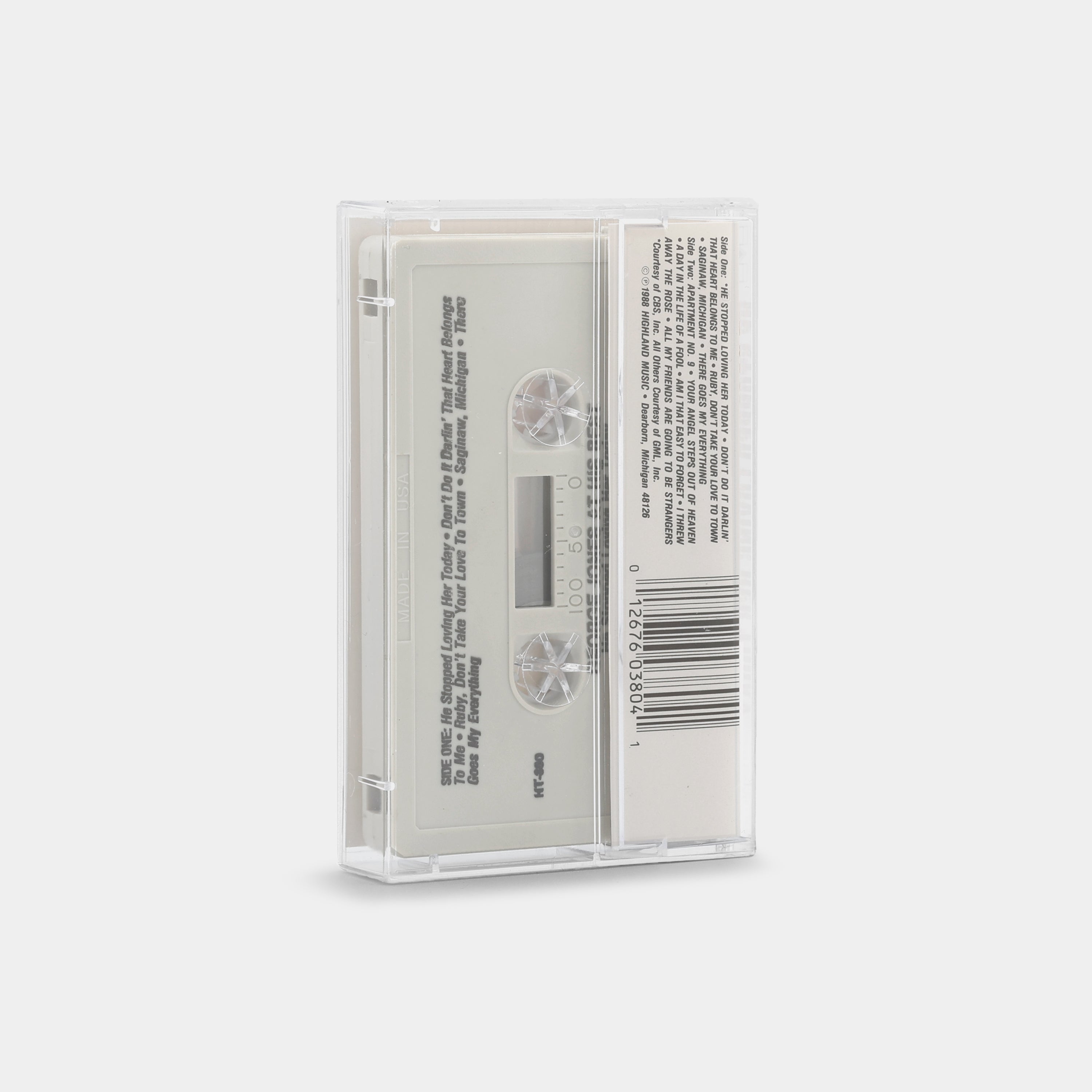 George Jones - At His Best Cassette Tape