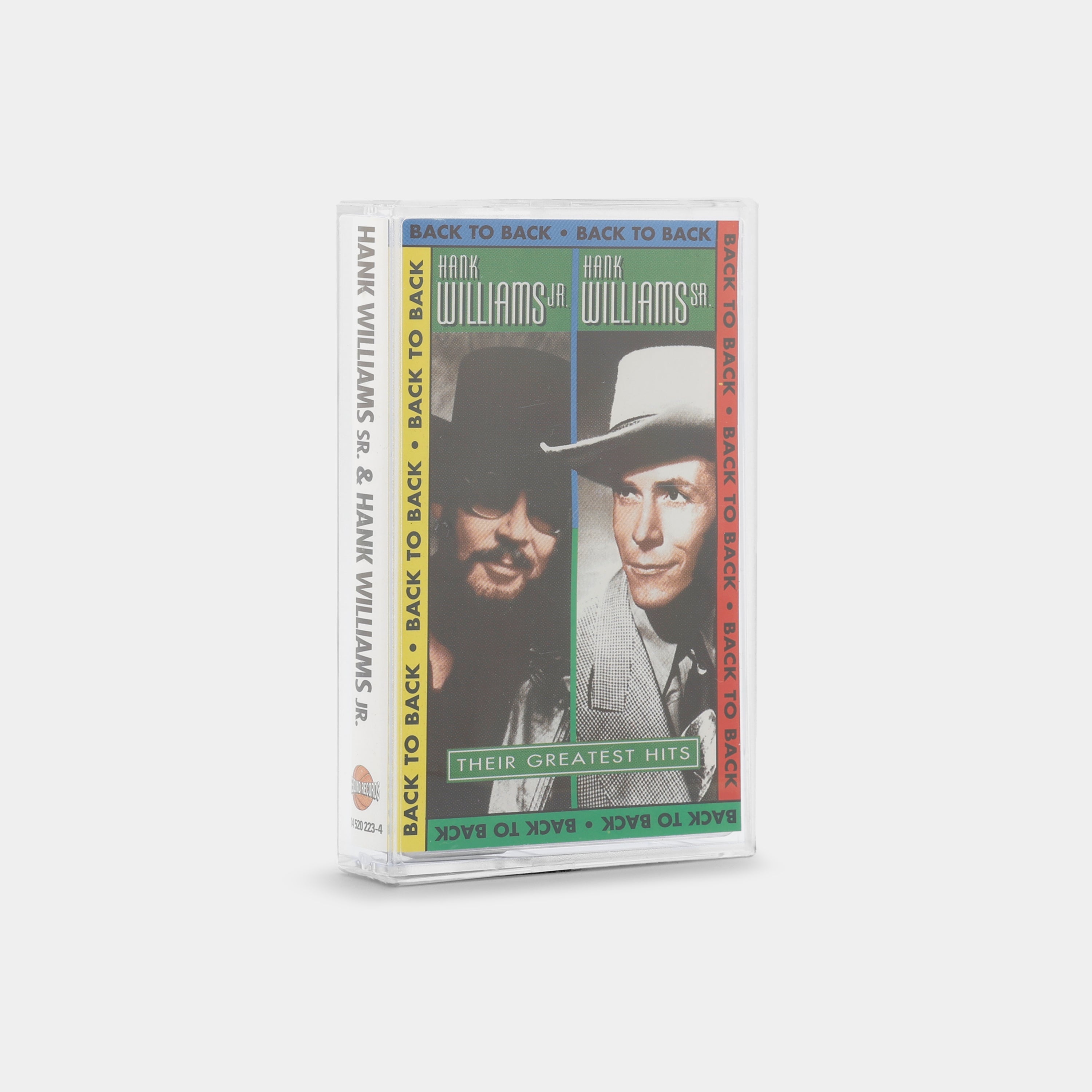 Hank Williams Sr. & Hank Williams Jr. - Back To Back Their Greatest Hits Cassette Tape