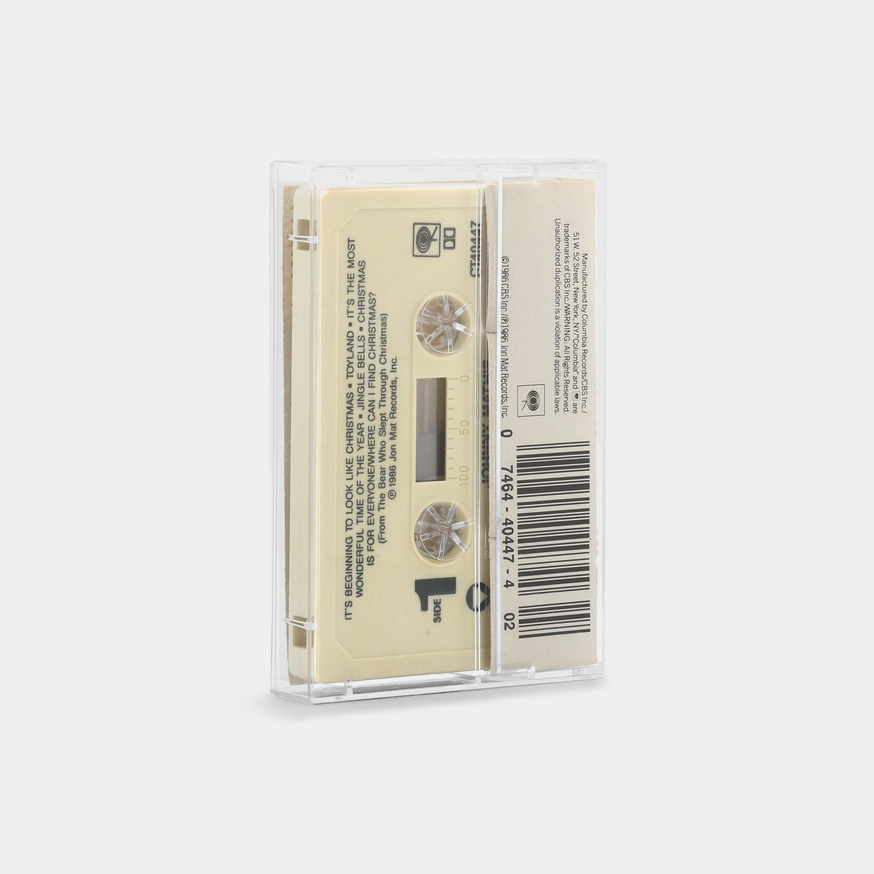 Johnny Mathis - Christmas Eve With Johnny Mathis Cassette Tape