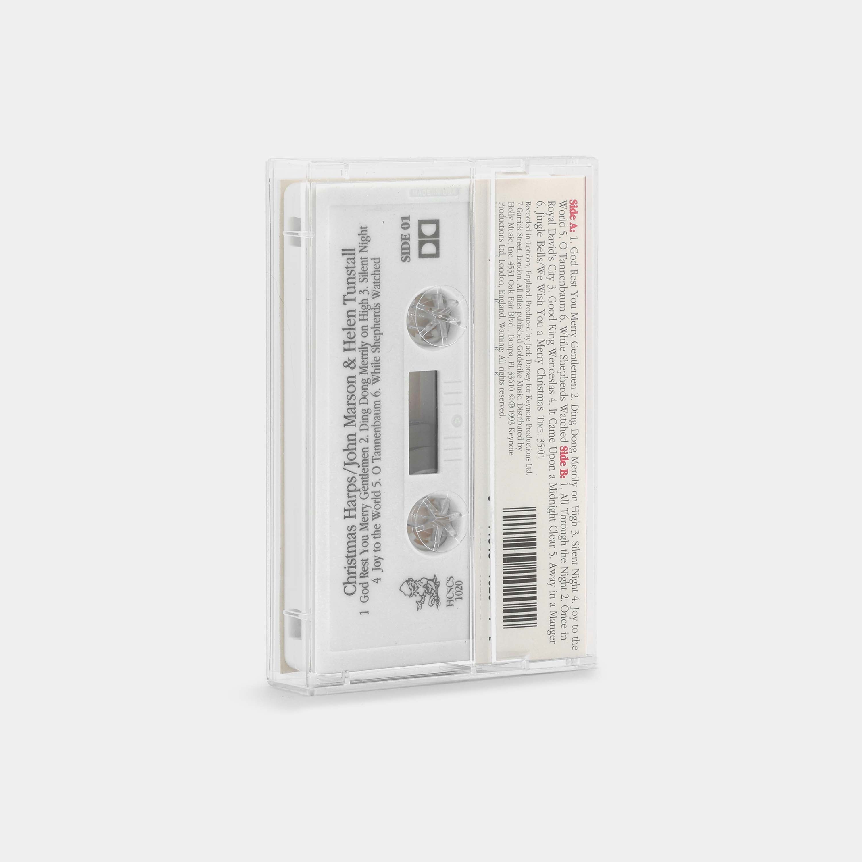 John Marson & Helen Tunstall - Christmas Harps Cassette Tape