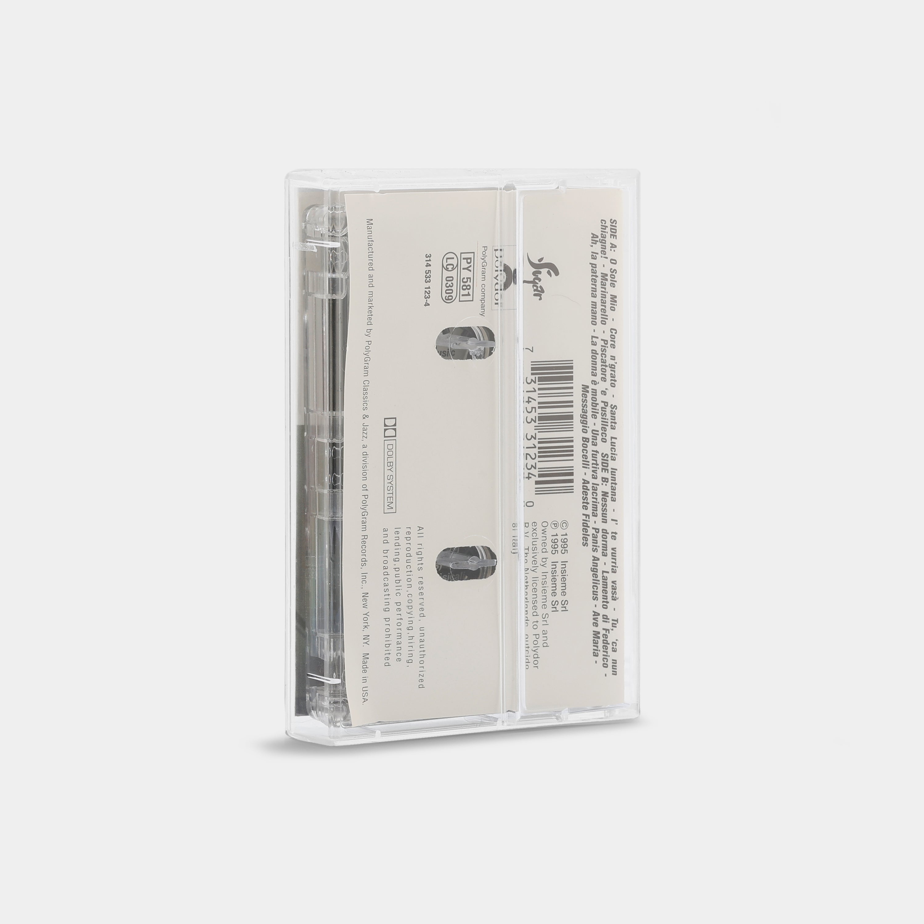 Andrea Bocelli - Viaggio Italiano Cassette Tape