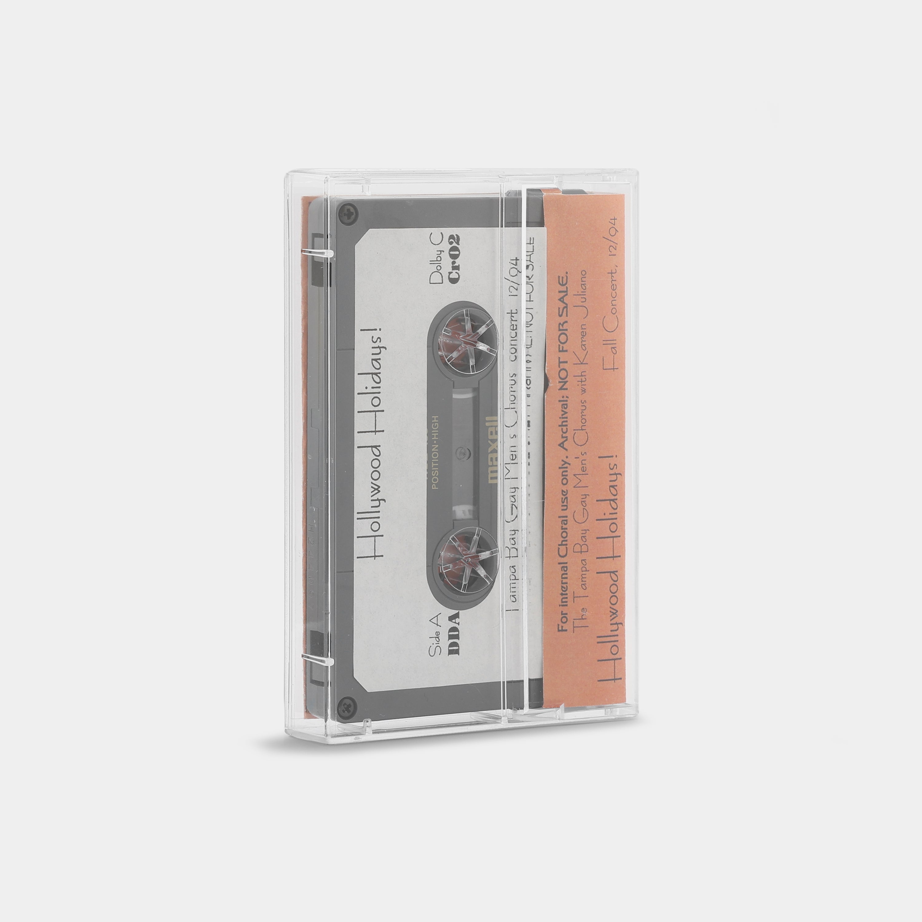 Tampa Bay Gay Men's Chorus - Hollywood Holidays! Cassette Tape