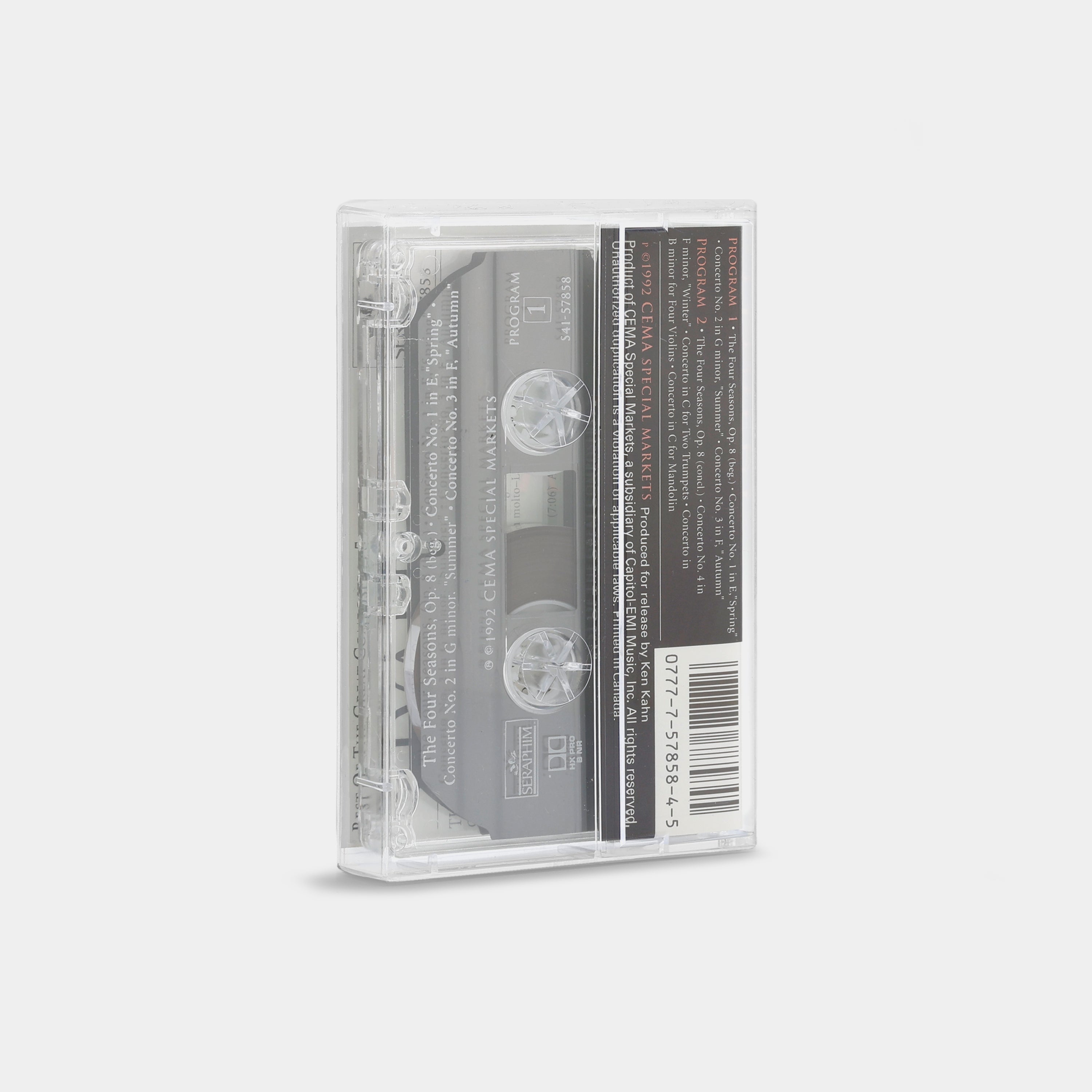 Orchestre De Chambre De Toulouse, Louis Auriacombe - Best Of The Great Composers 5 - Vivaldi Cassette Tape