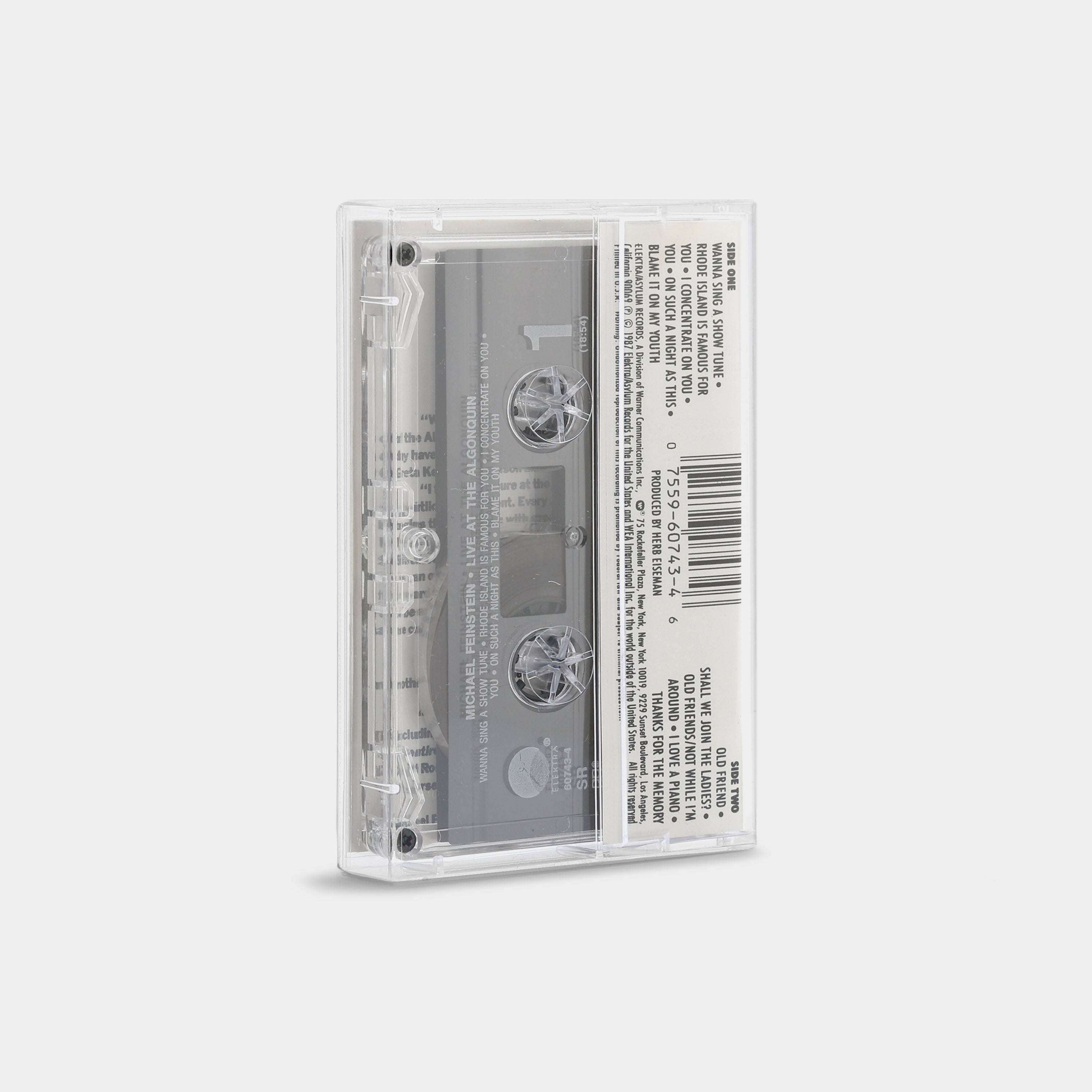 Michael Feinstein - Live At The Algonquin Cassette Tape