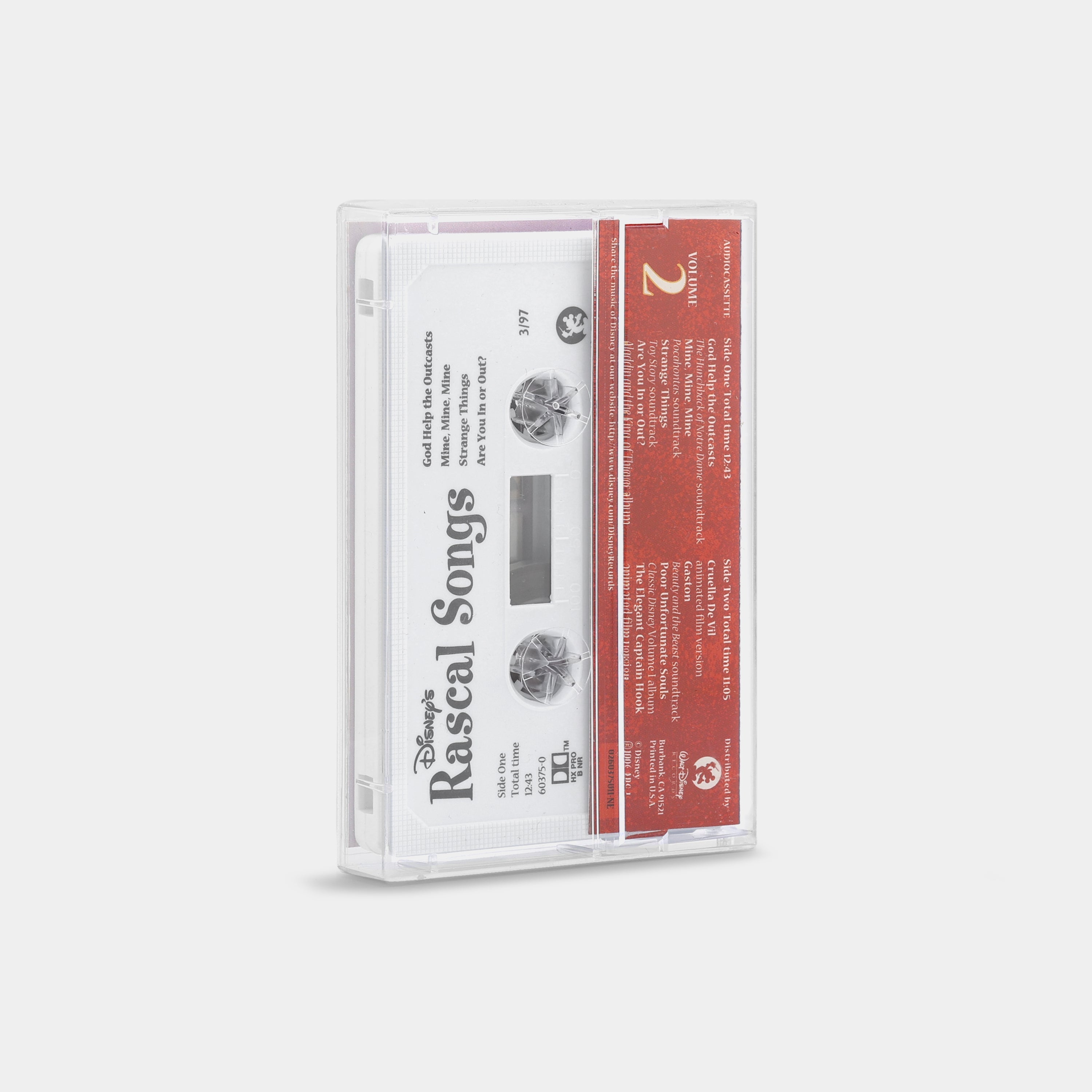 Disney’s Rascal Songs Volume 2 Cassette Tape