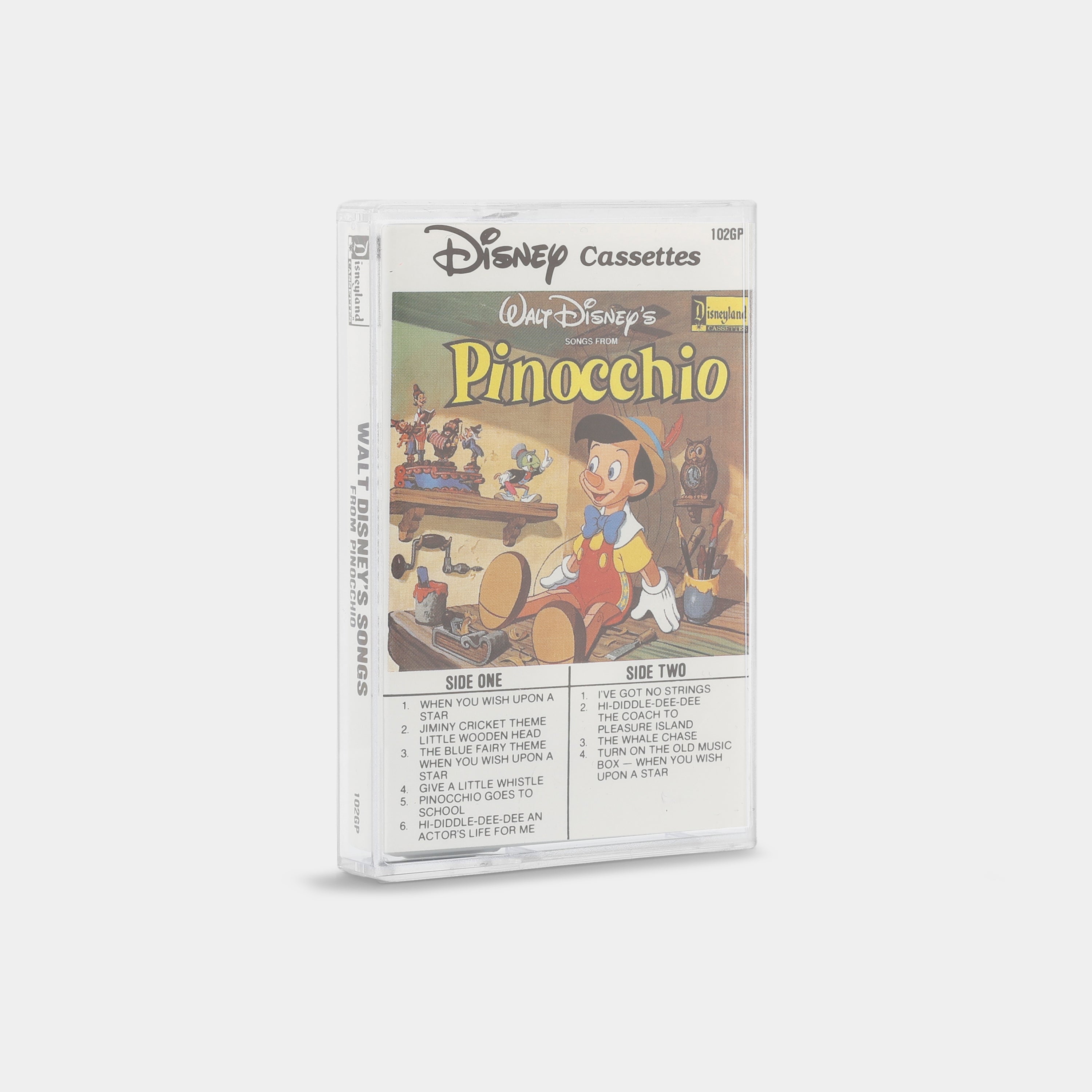 Walt Disney’s Songs From Pinocchio Cassette Tape