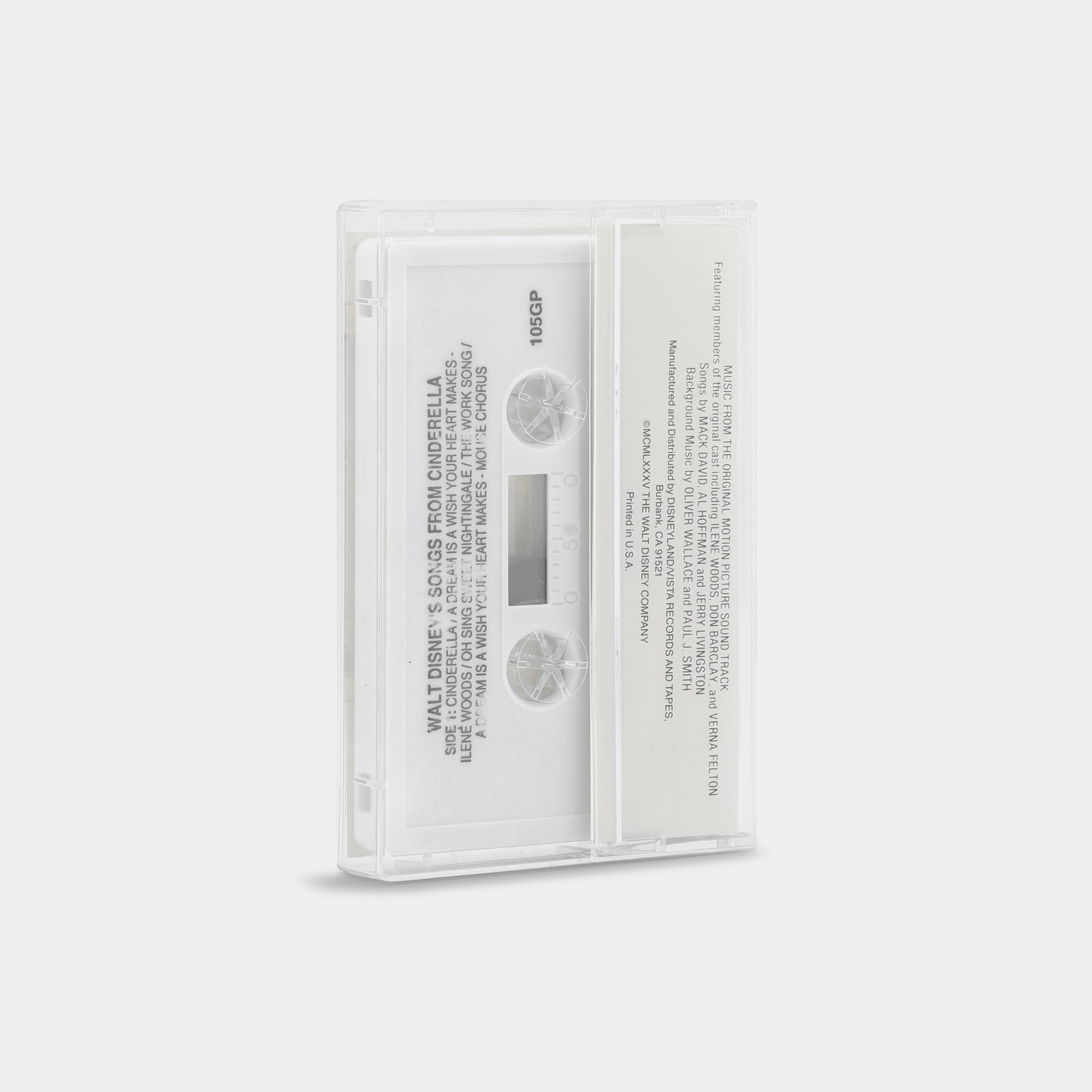 Walt Disney’s Songs From Cinderella Cassette Tape