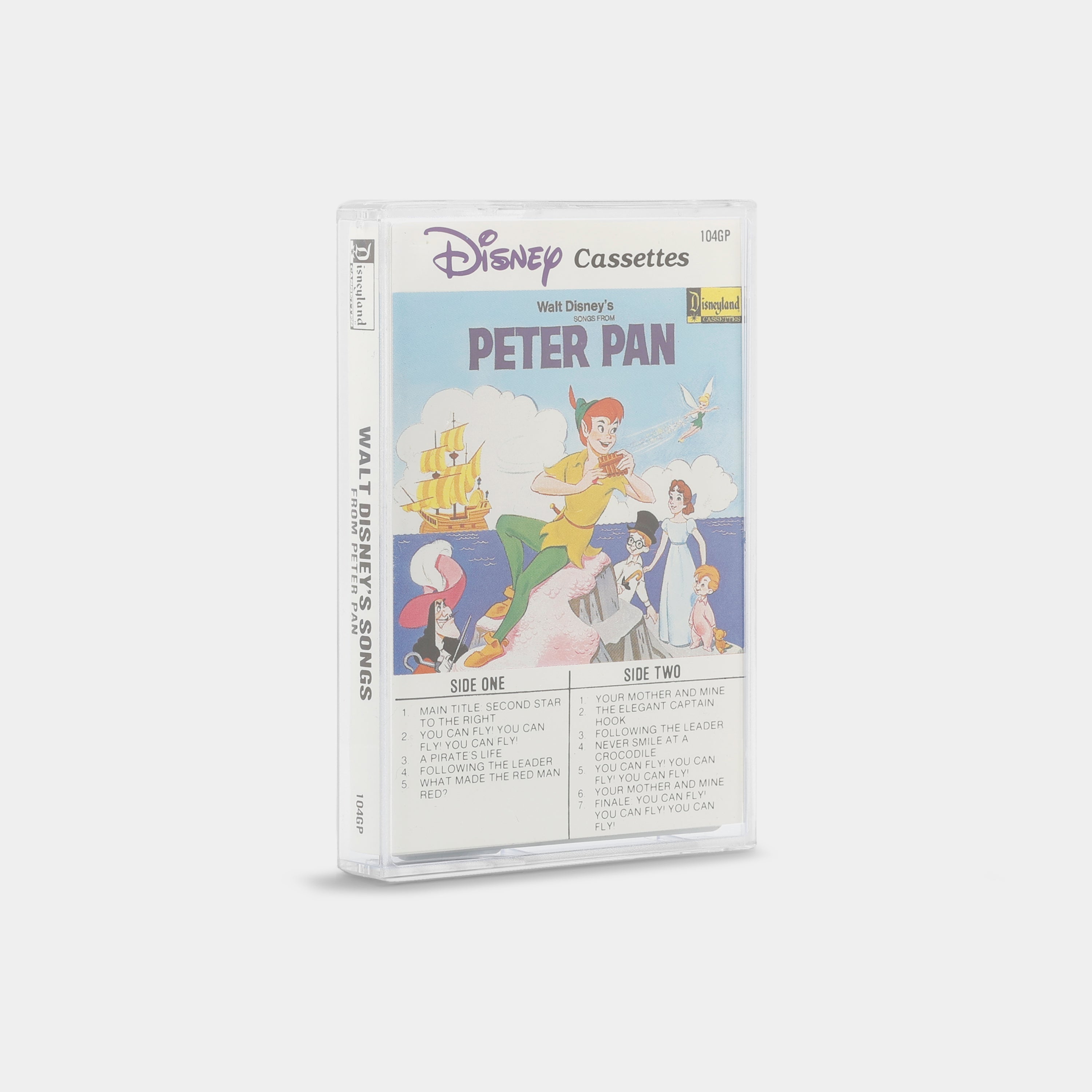 Walt Disney’s Songs From Peter Pan Cassette Tape