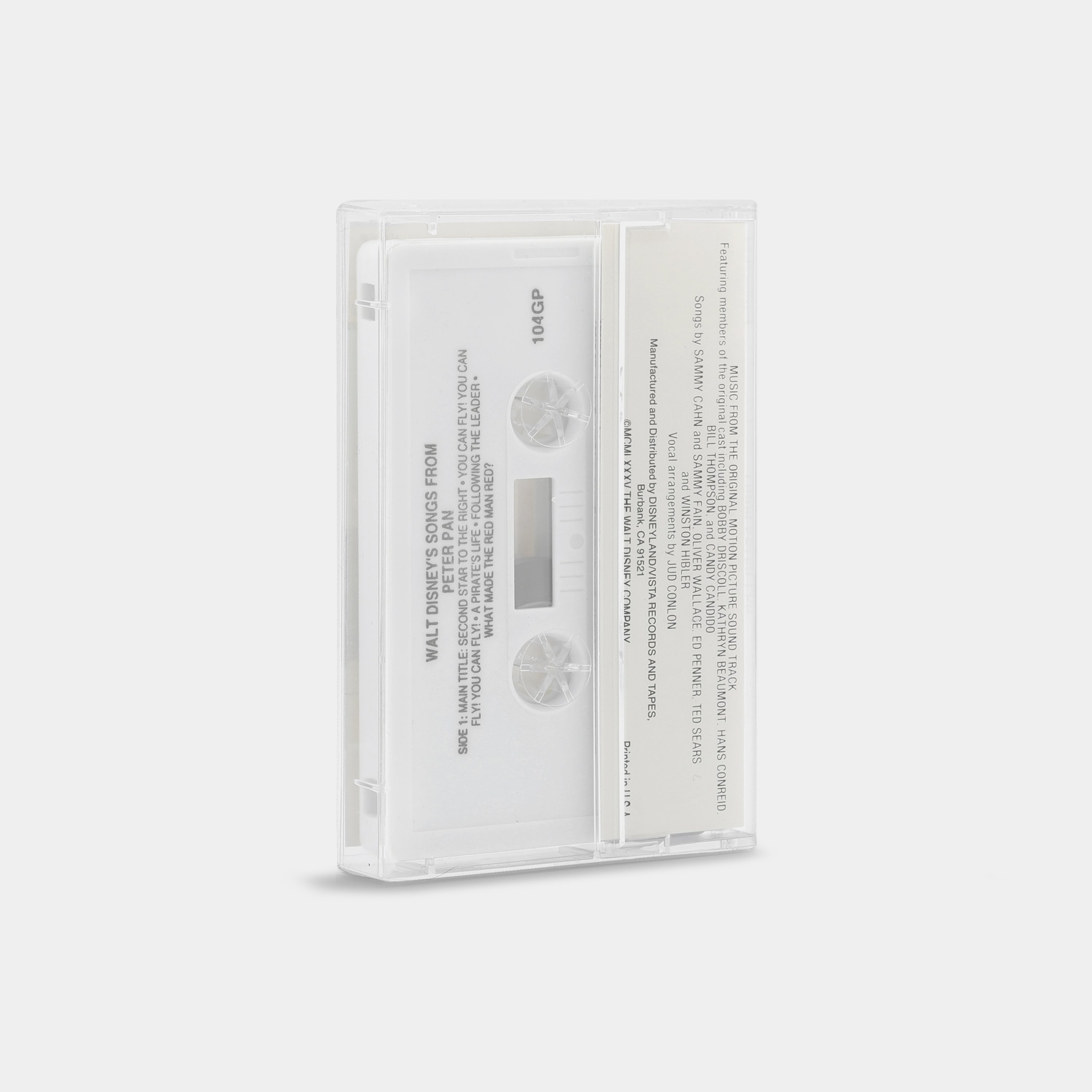Walt Disney’s Songs From Peter Pan Cassette Tape
