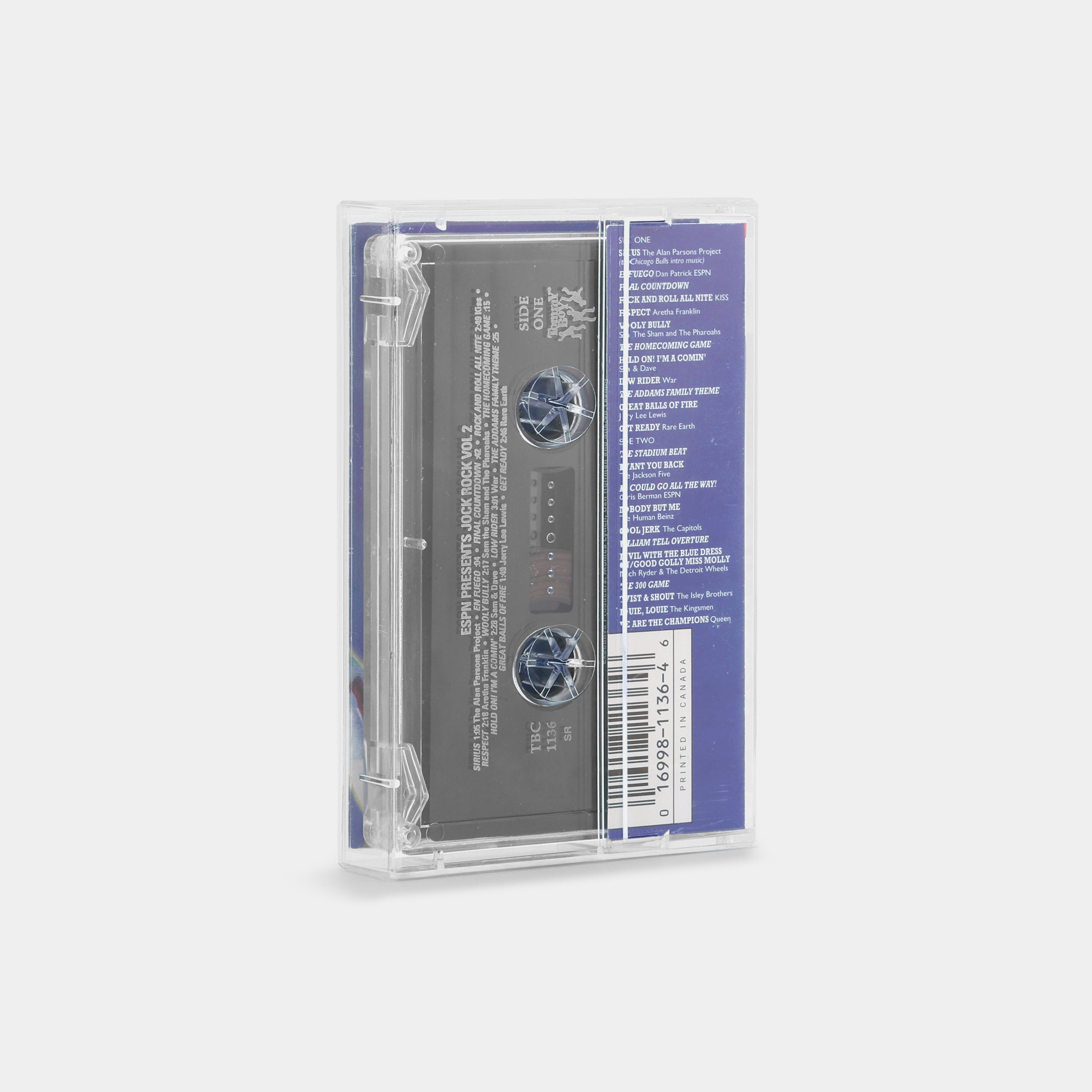 ESPN Presents Jock Rock Vol. 2 Cassette Tape