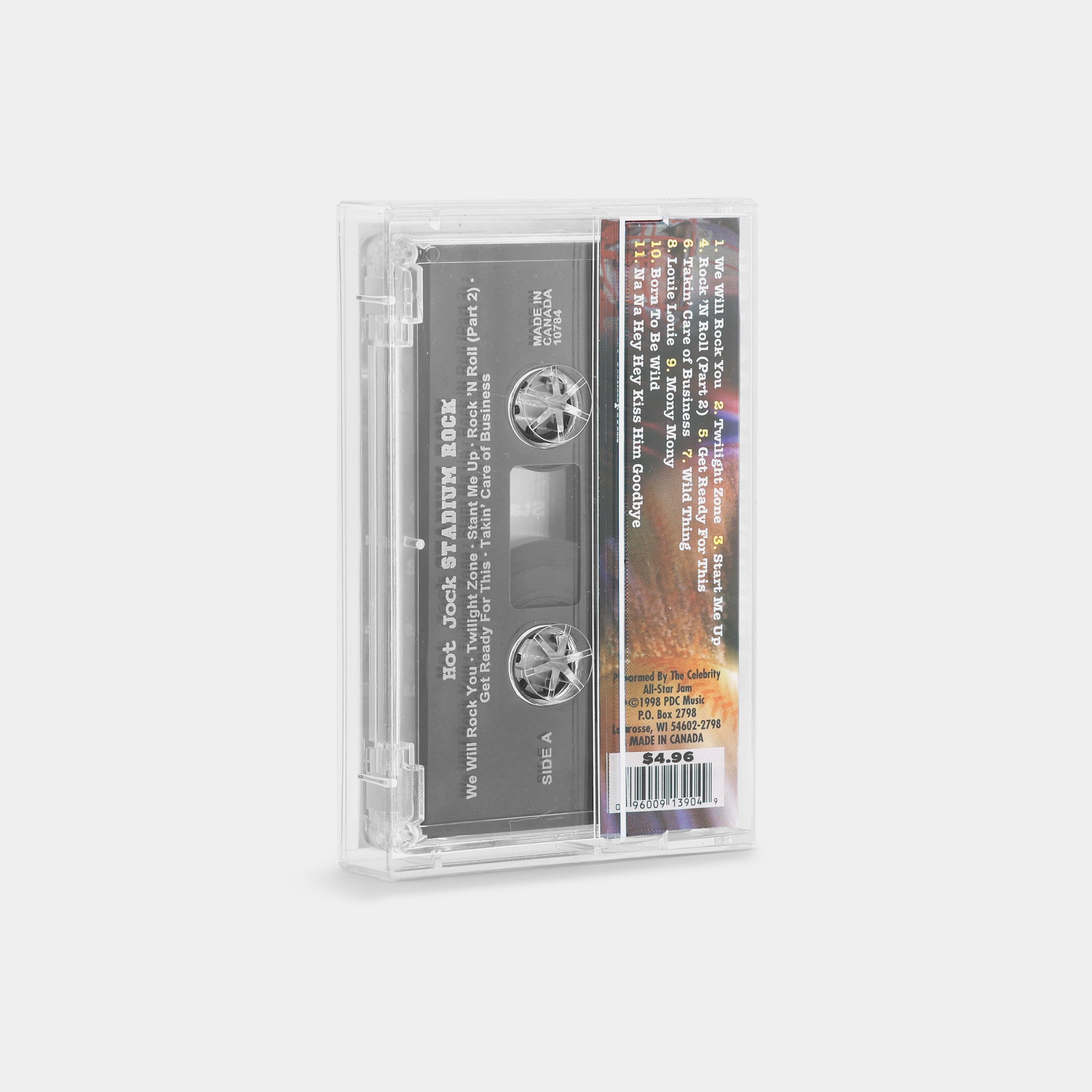 Hot Jock Stadium Rock Cassette Tape