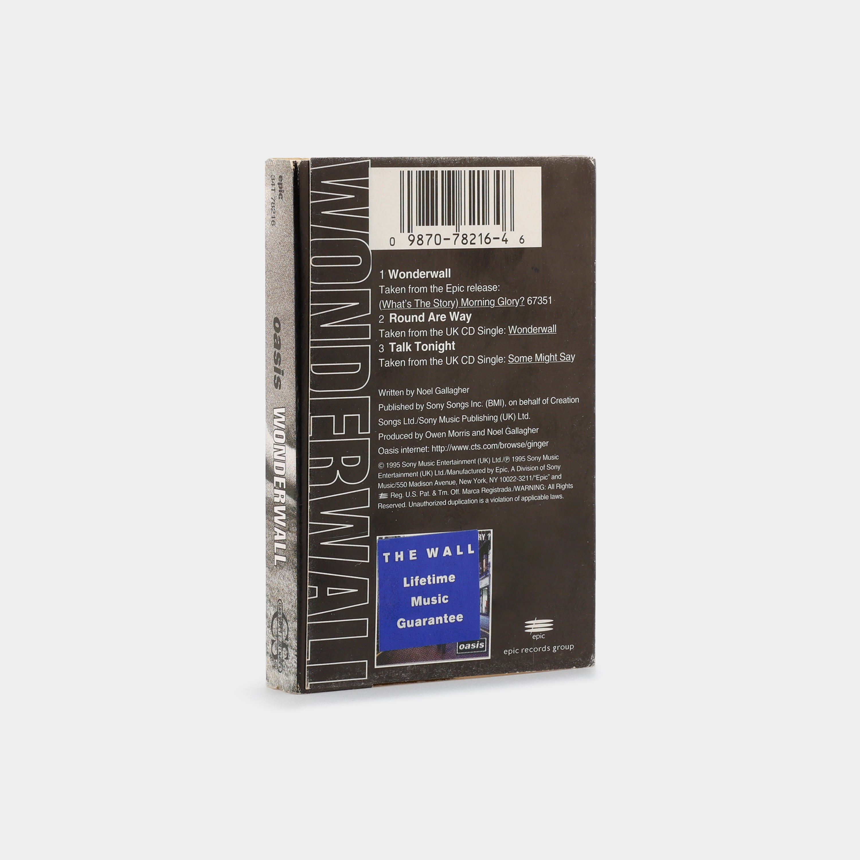Oasis - Wonderwall Cassette Tape Single