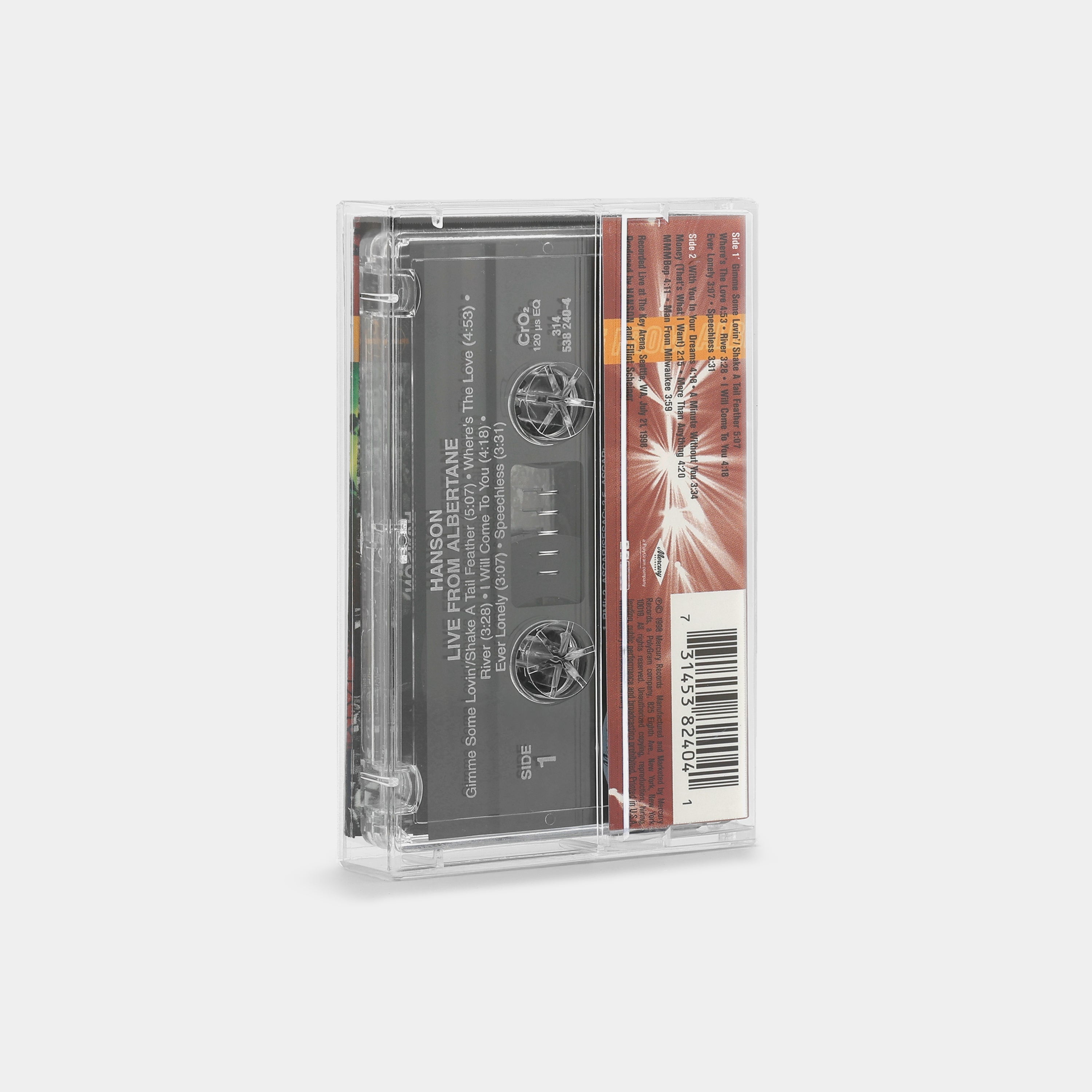 Hanson - Live From Albertane Cassette Tape