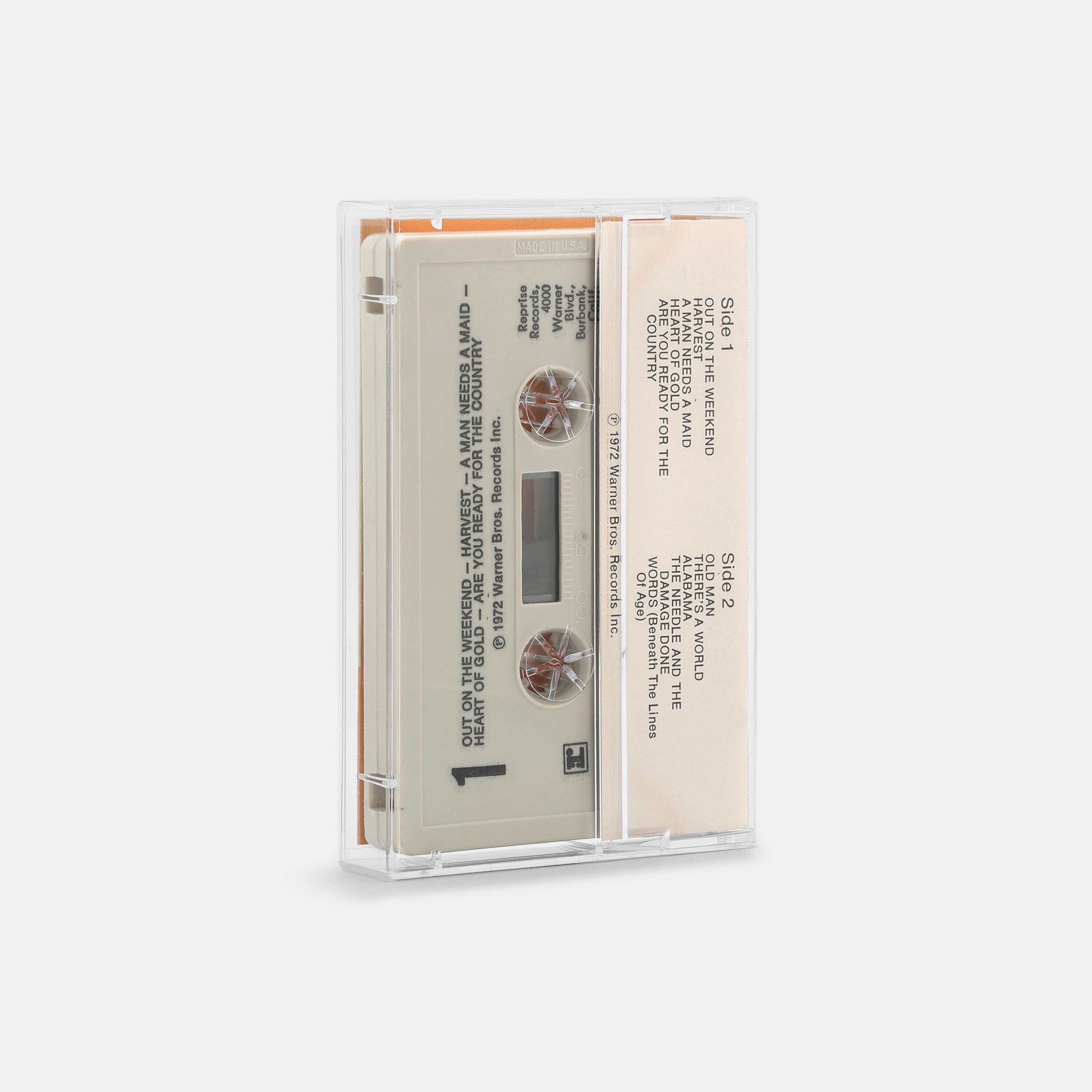 Neil Young - Harvest Cassette Tape