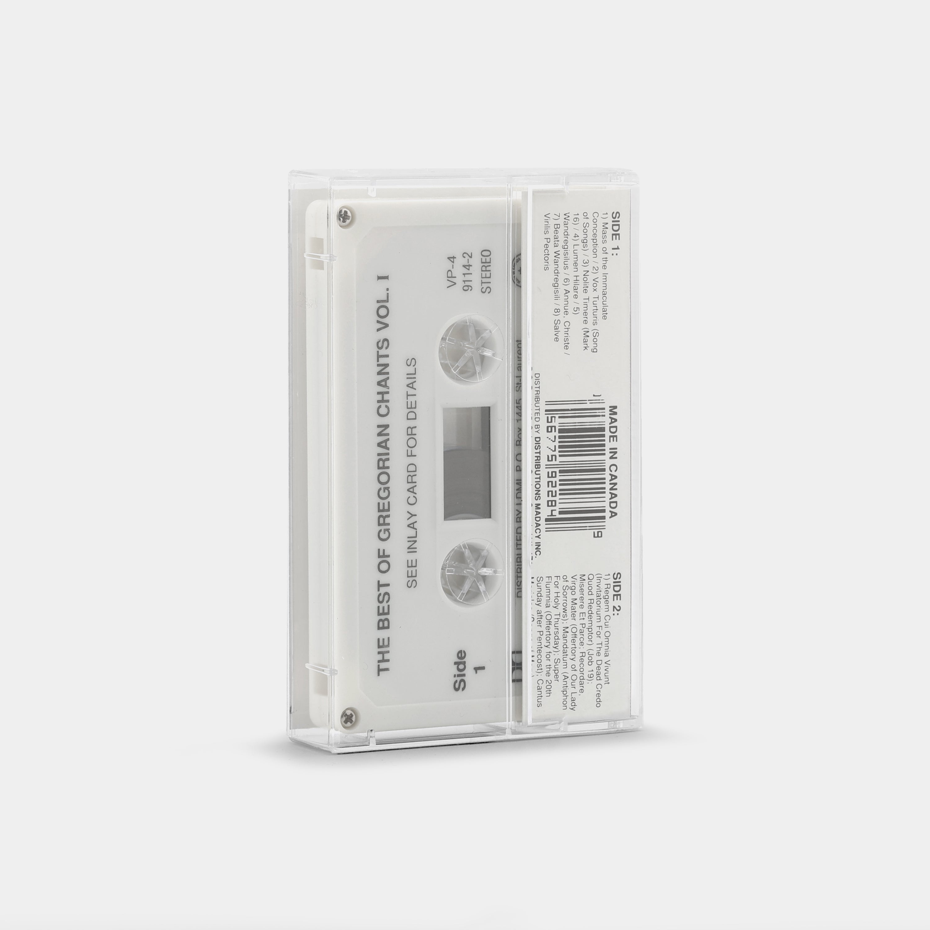 Monks Of The Benedictine Abbey En Calcat With Boys Choir From L’Alumnat / Benedictine Monks Of St. Wandrille - The Best of Gregorian Chants Vol. 1 Cassette Tape