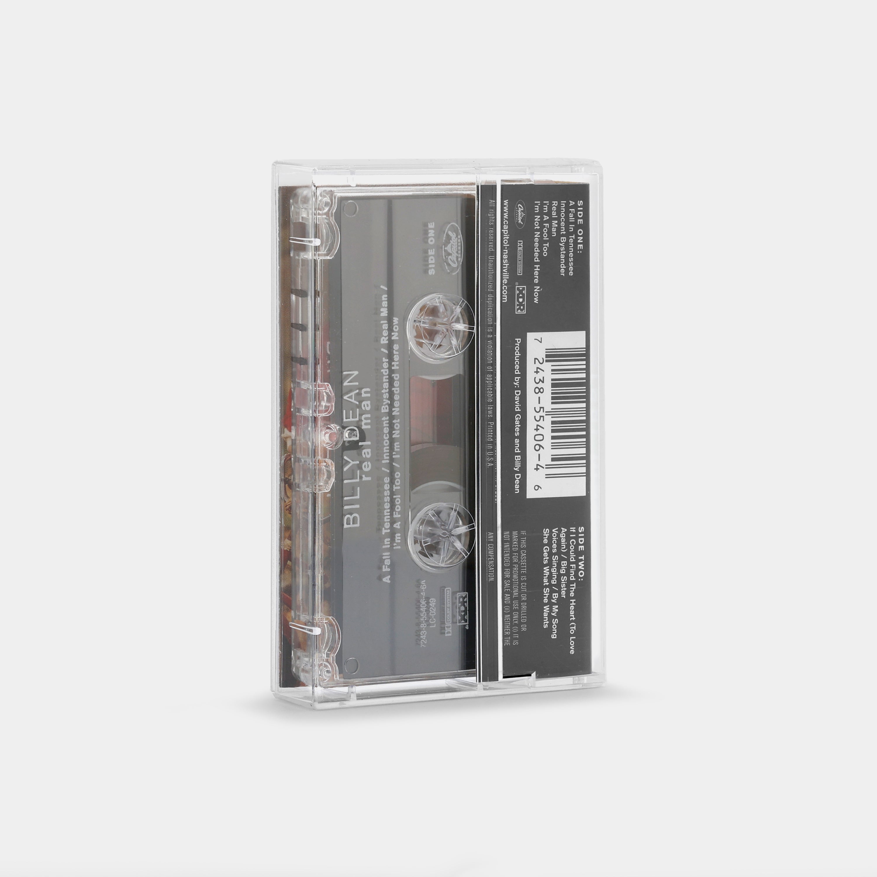 Billy Dean - Real Man Cassette Tape