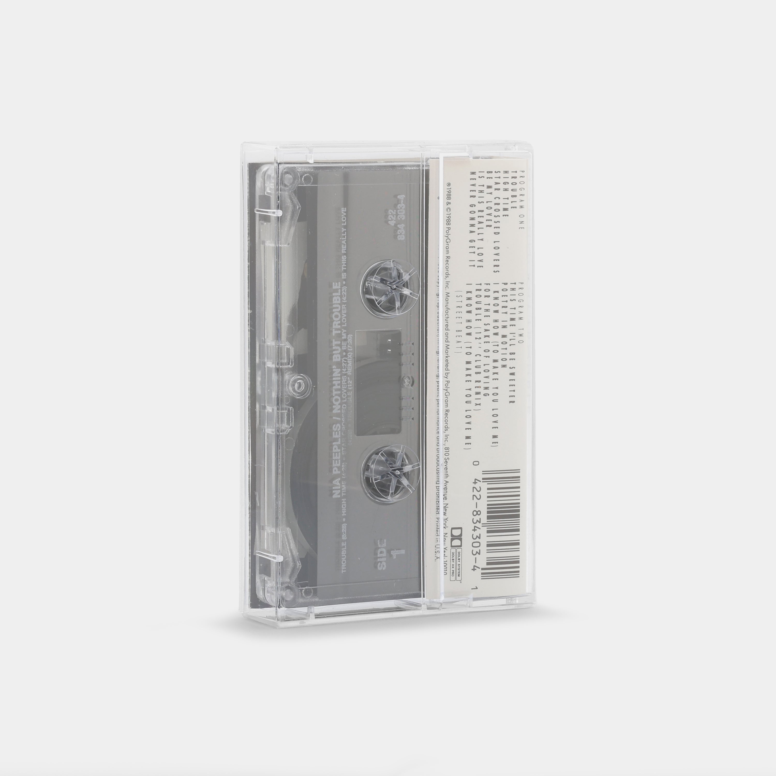 Nia Peeples - Nothin’ But Trouble Cassette Tape