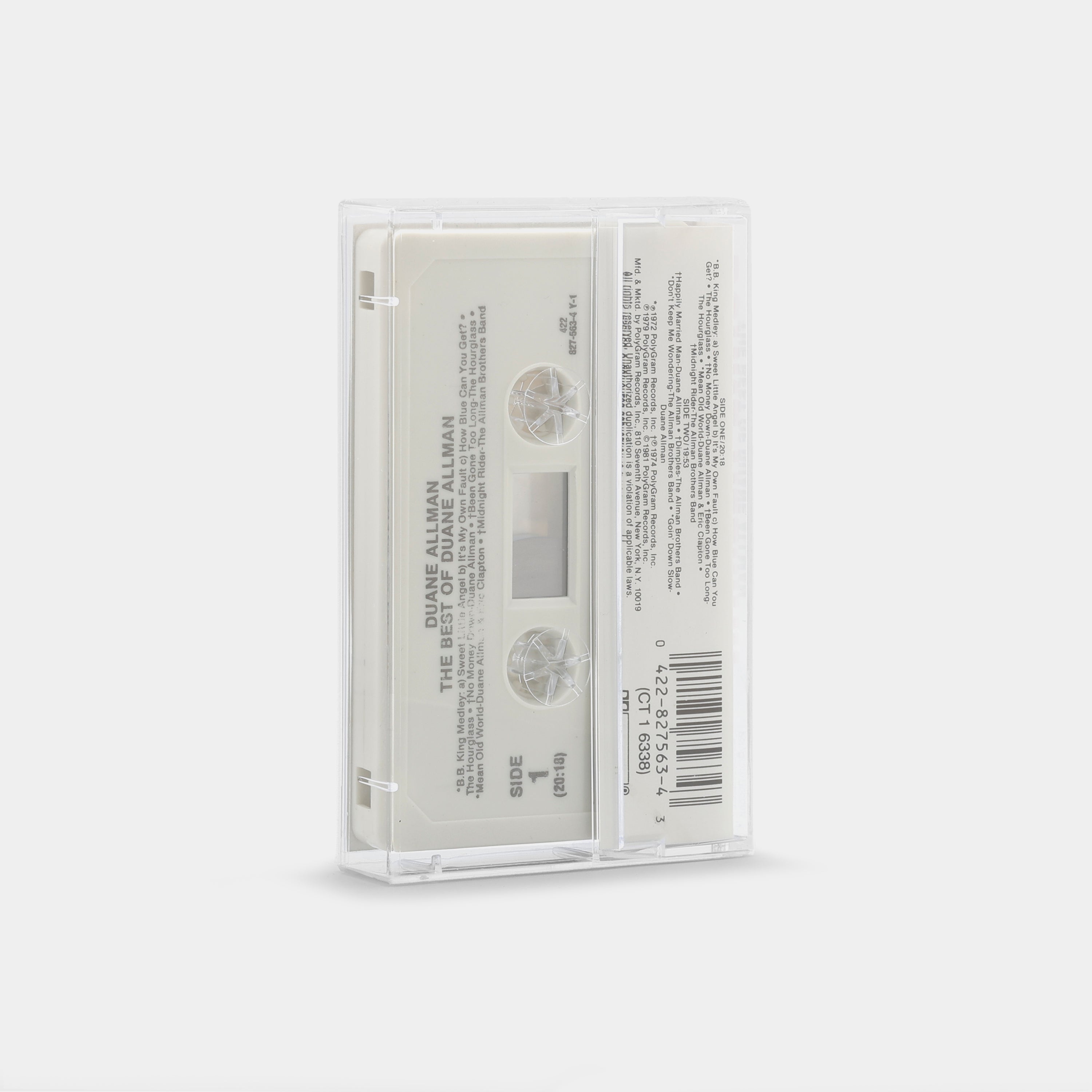 Duane Allman - The Best Of Duane Allman Cassette Tape