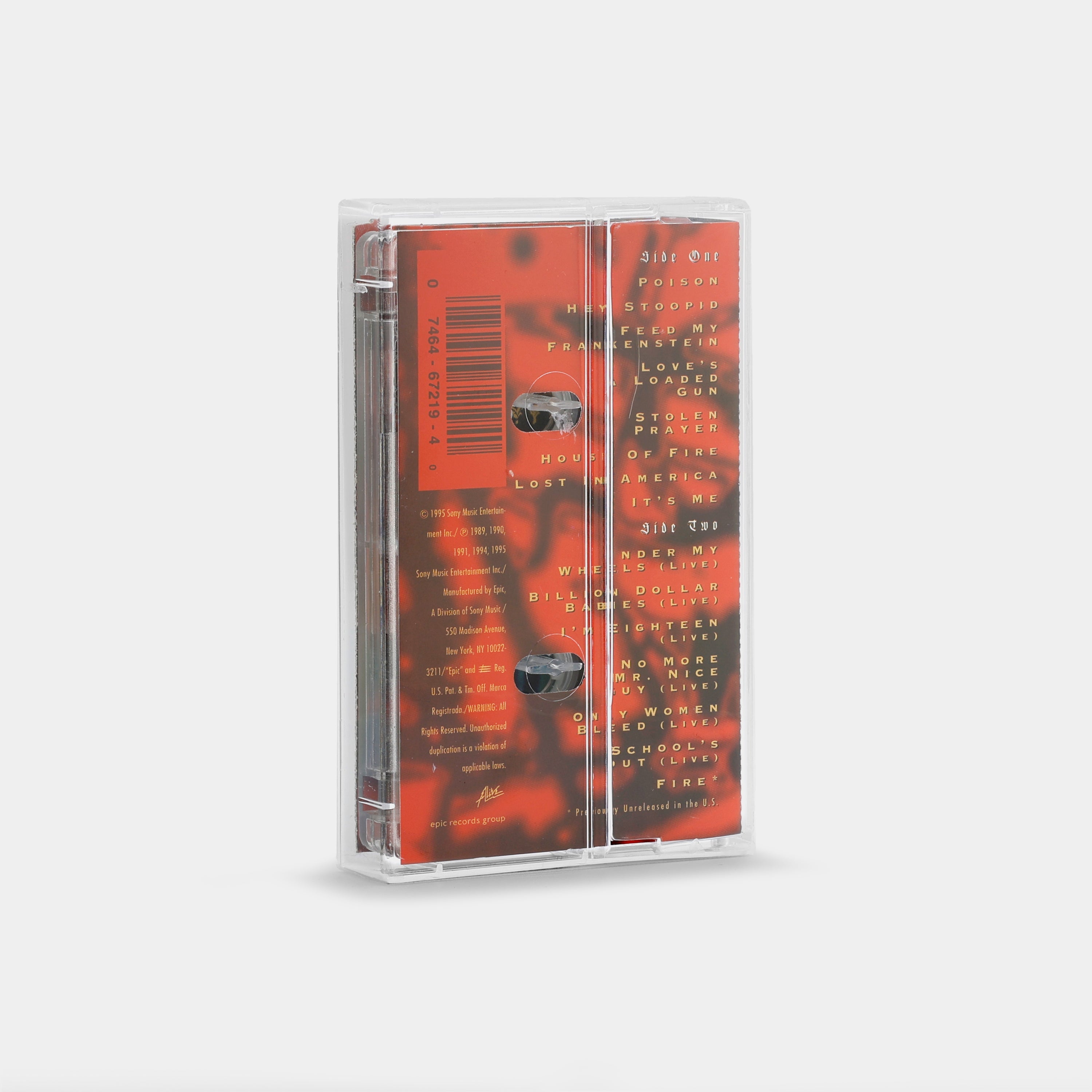 Alice Cooper - Classicks Cassette Tape