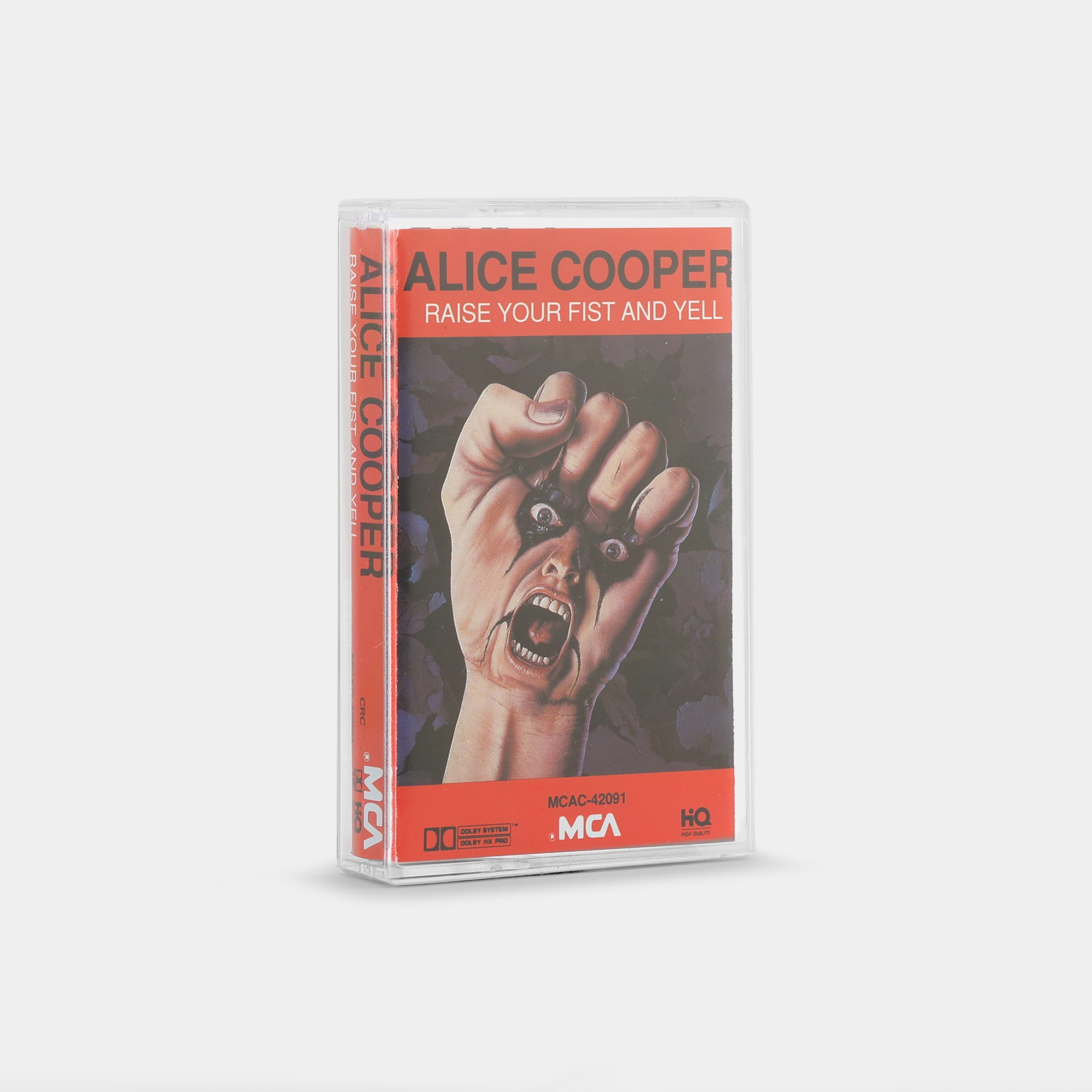 Alice Cooper - Raise Your Fist And Yell Cassette Tape