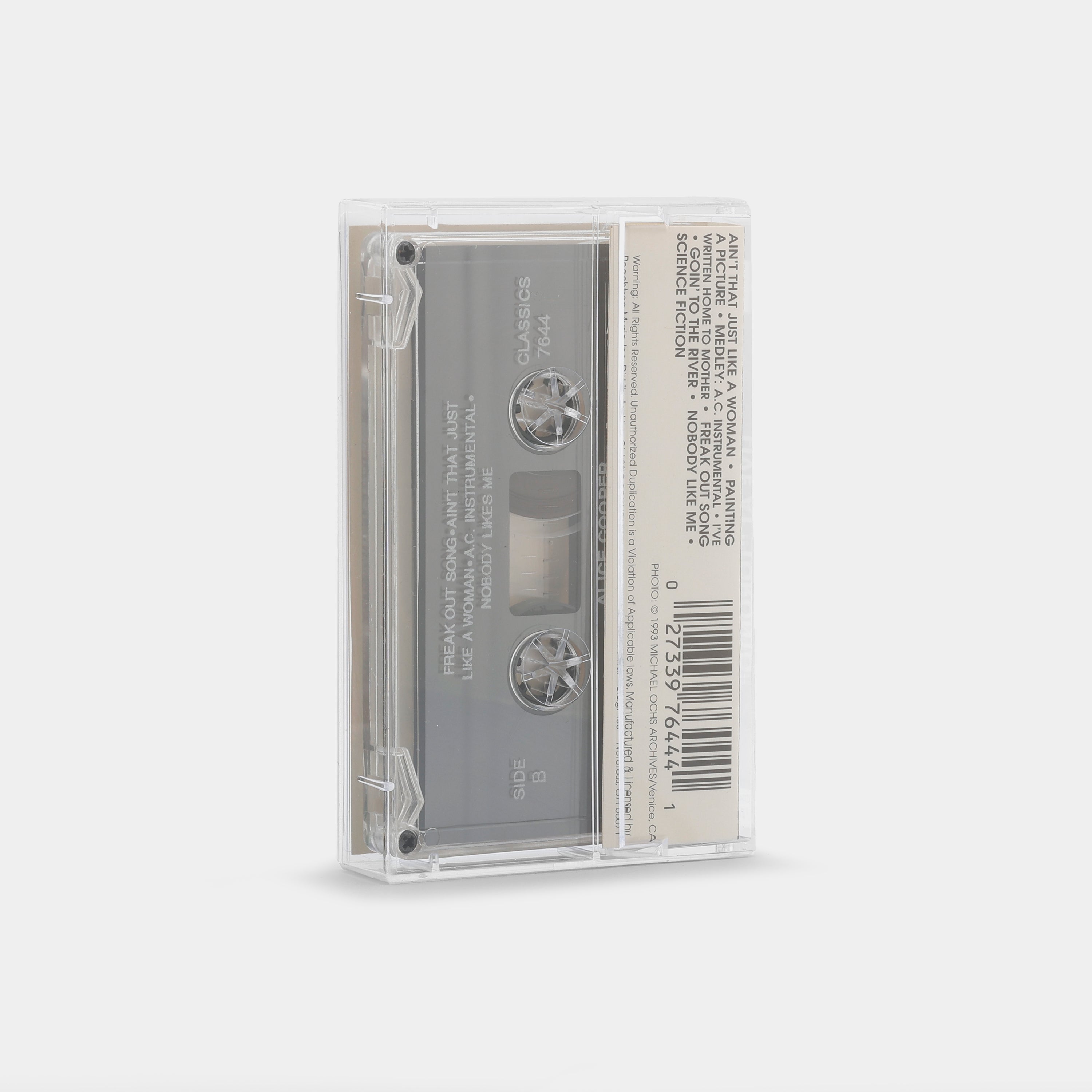 Alice Cooper - Live At "Toronto" Cassette Tape