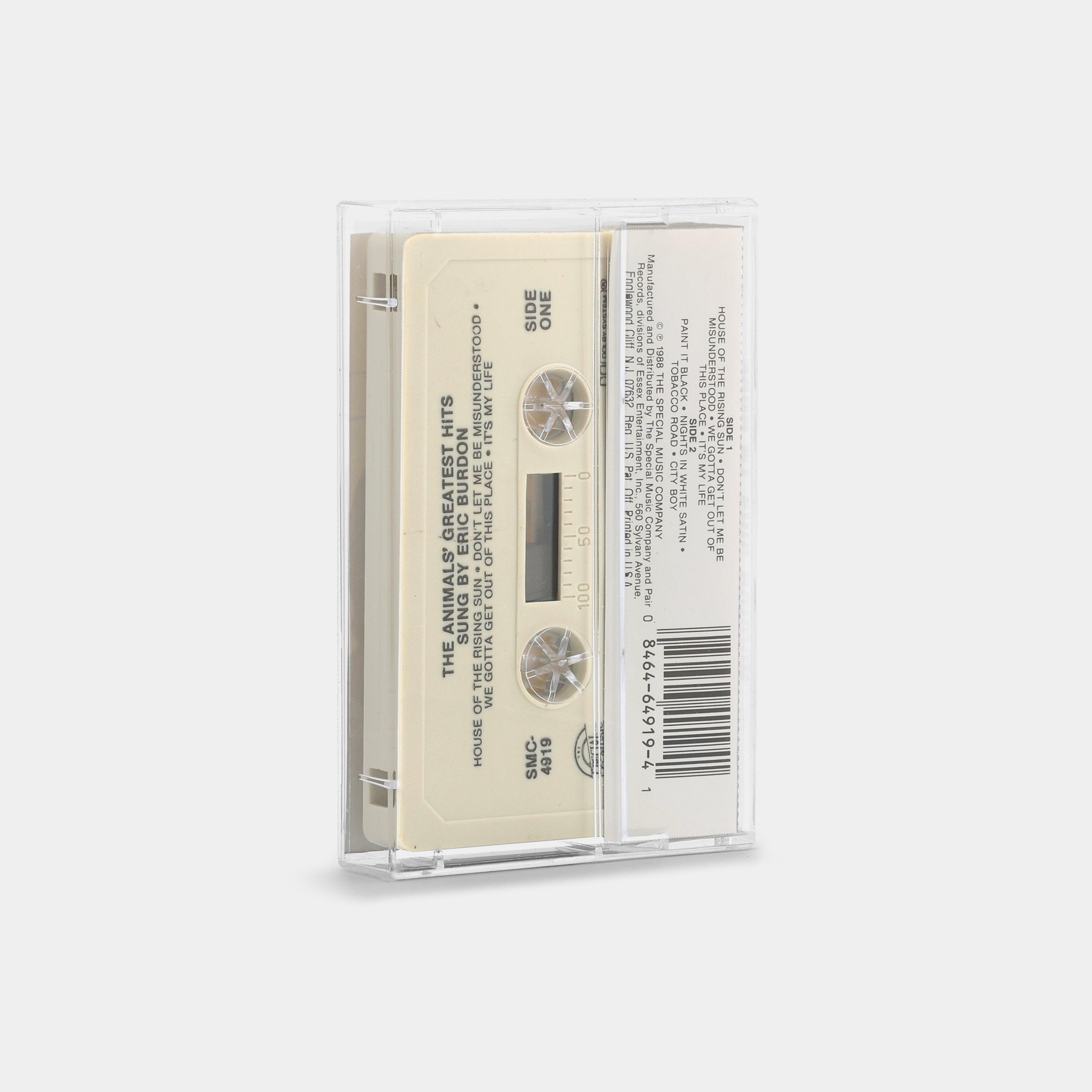 Eric Burdon - Animals’ Greatest Hits Sung By Eric Burdon Cassette Tape
