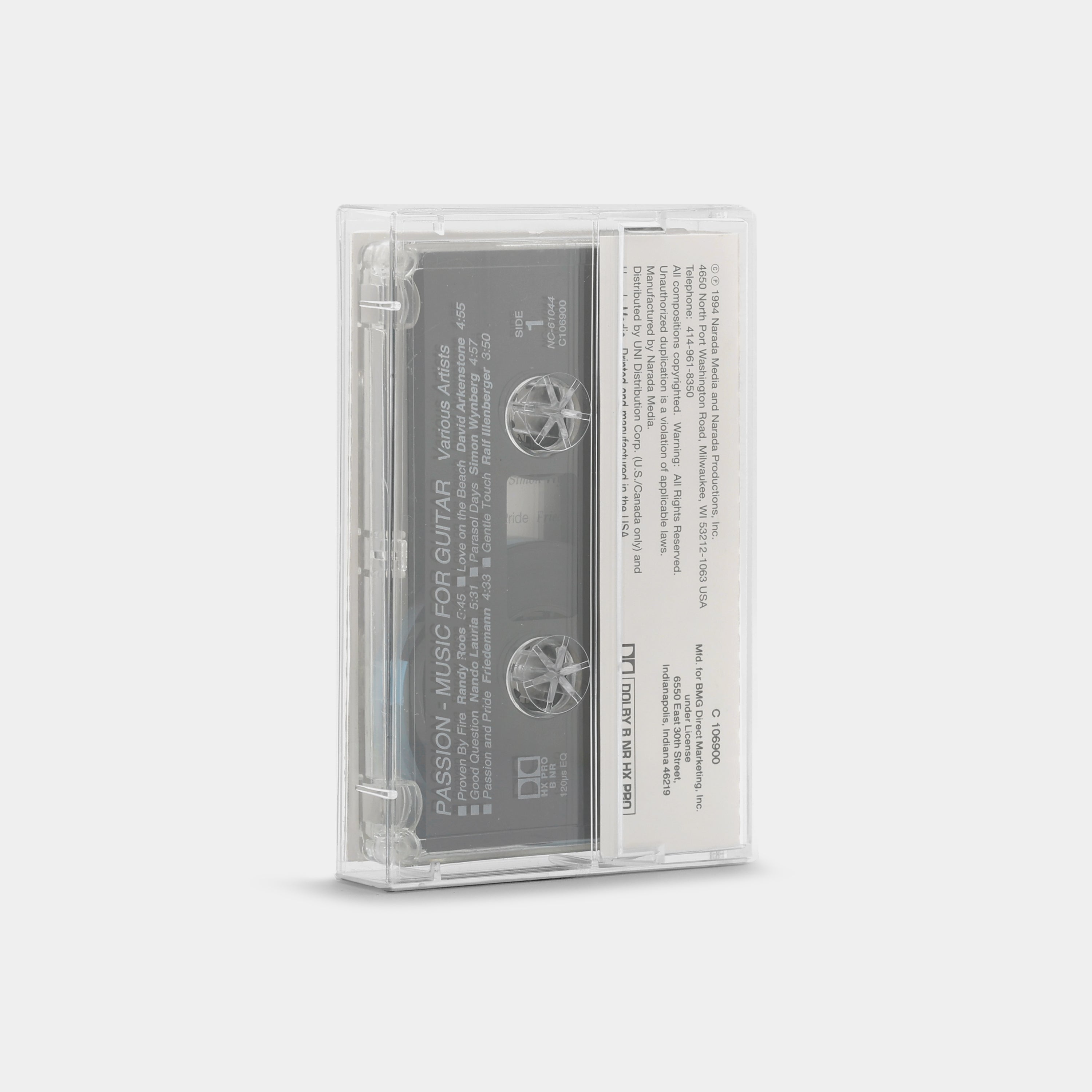 Narada Artists - Passion: Music For Guitar Cassette Tape