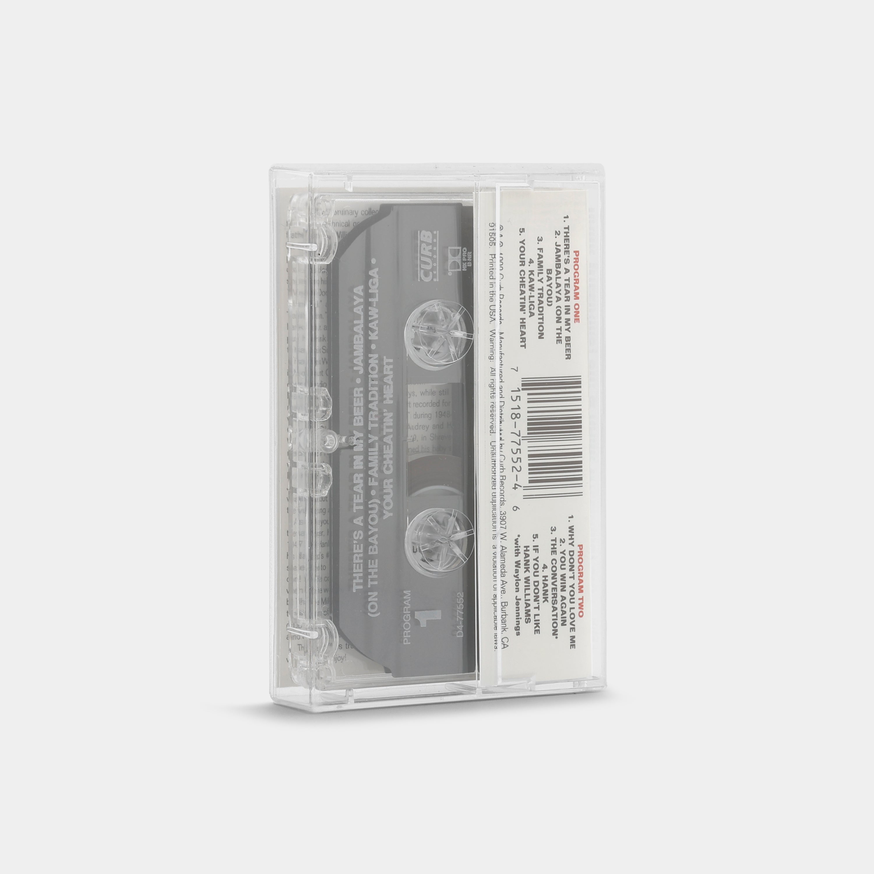 Hank Williams, Sr. & Hank Williams, Jr. - The Best Of Hank & Hank Cassette Tape