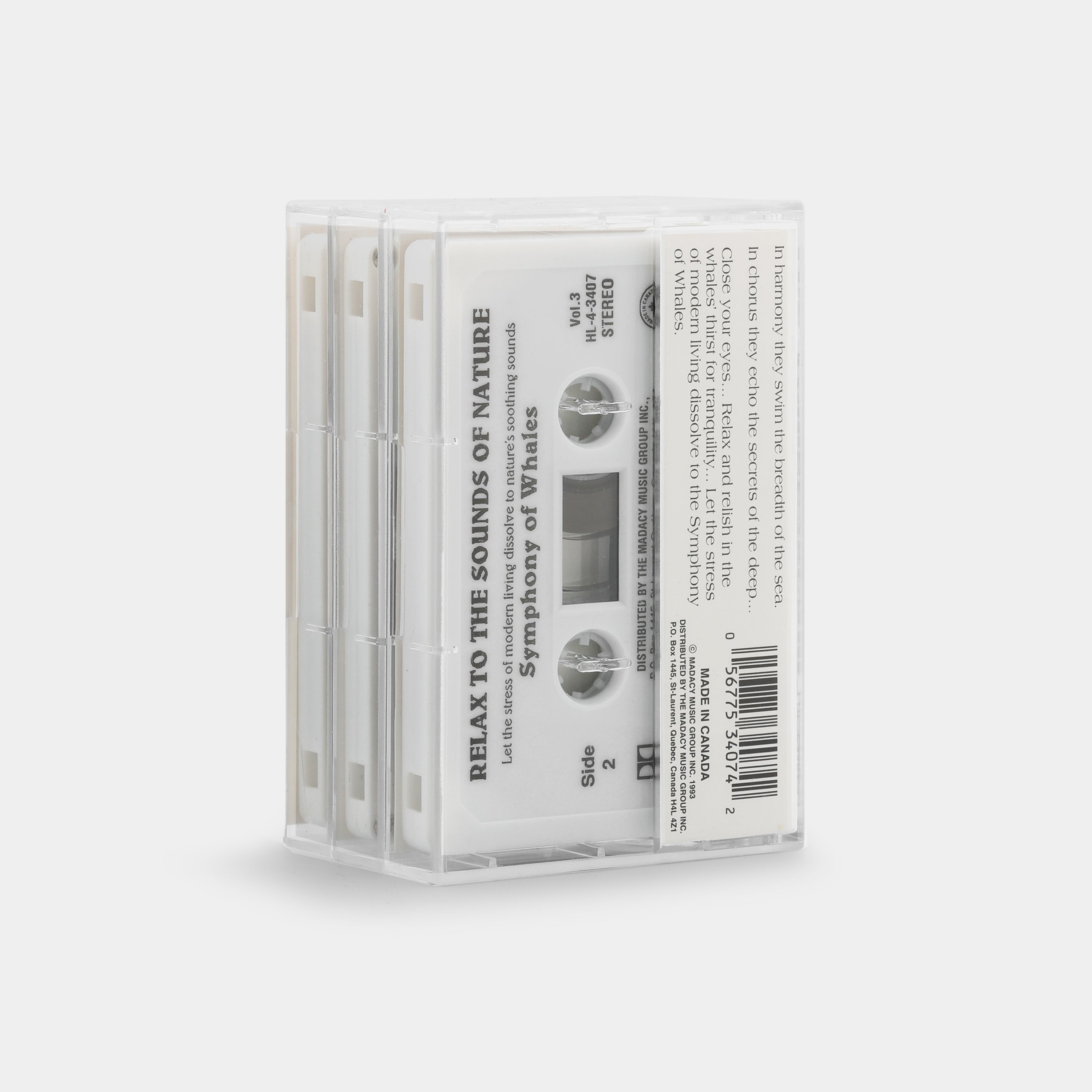 Sounds of Nature: The Eternal Sea, The Thunderstorm, Symphony of Whales Cassette Tape Set