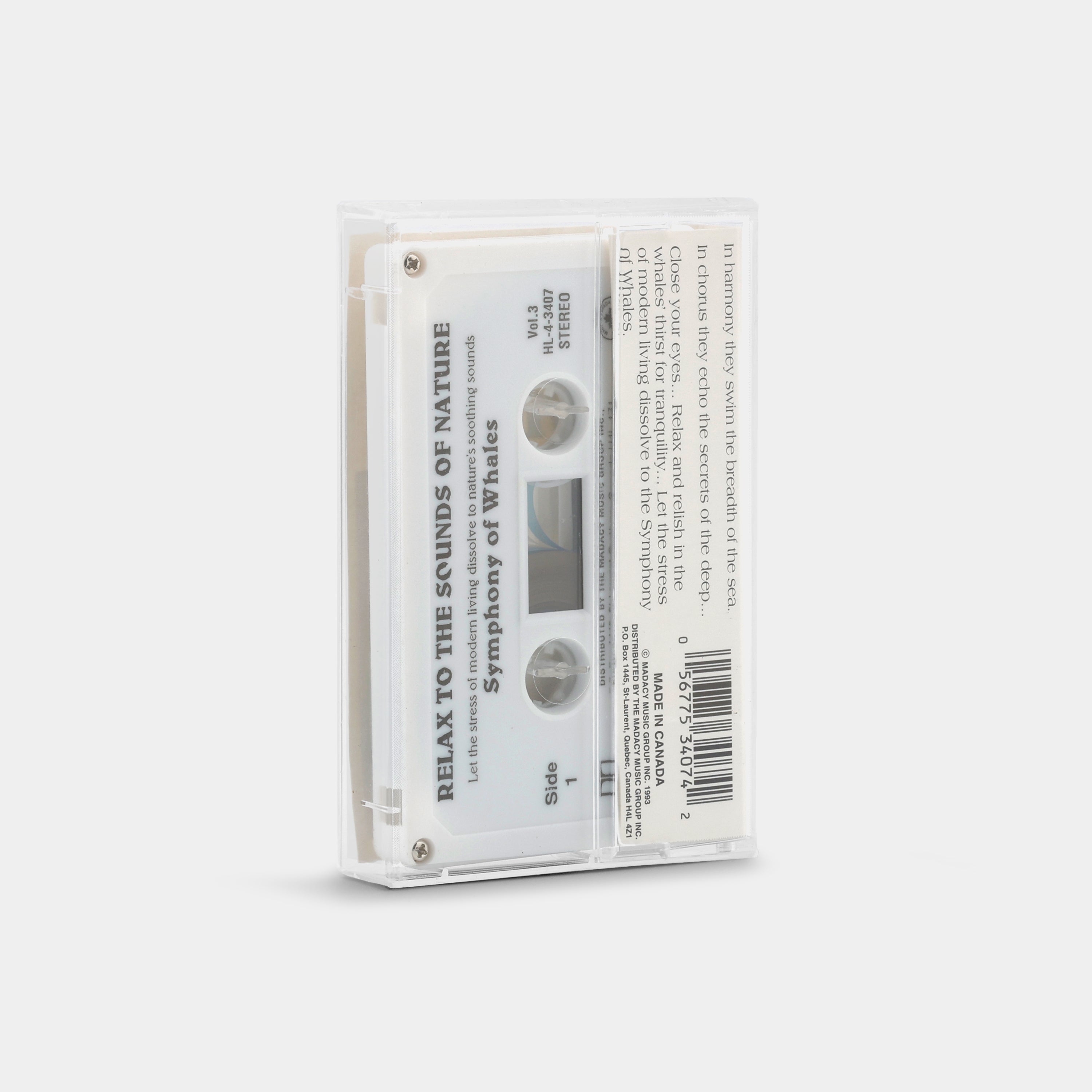 Sounds of Nature Vol. 3: Symphony of Whales Cassette Tape