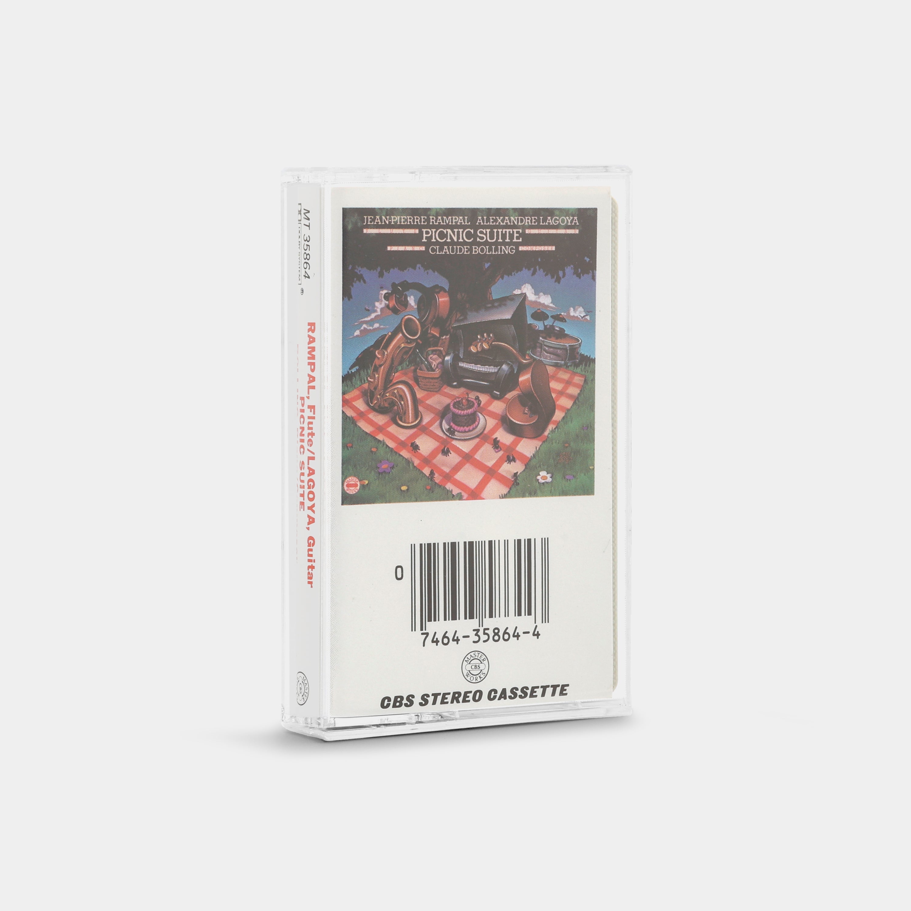 Jean-Pierre Rampal, Alexandre Lagoya & Claude Bolling - Picnic Suite Cassette Tape
