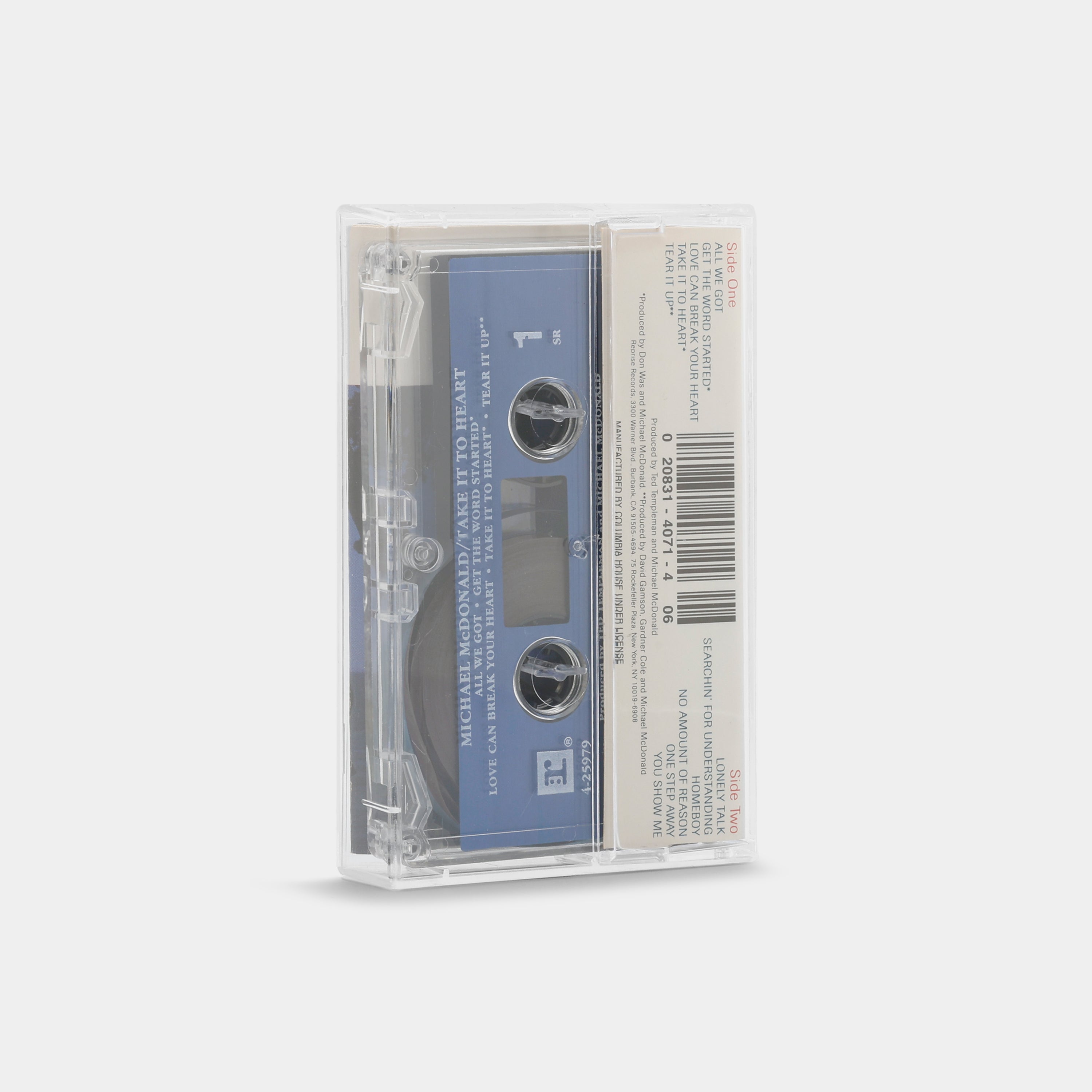 Michael McDonald - Take It To Heart Cassette Tape