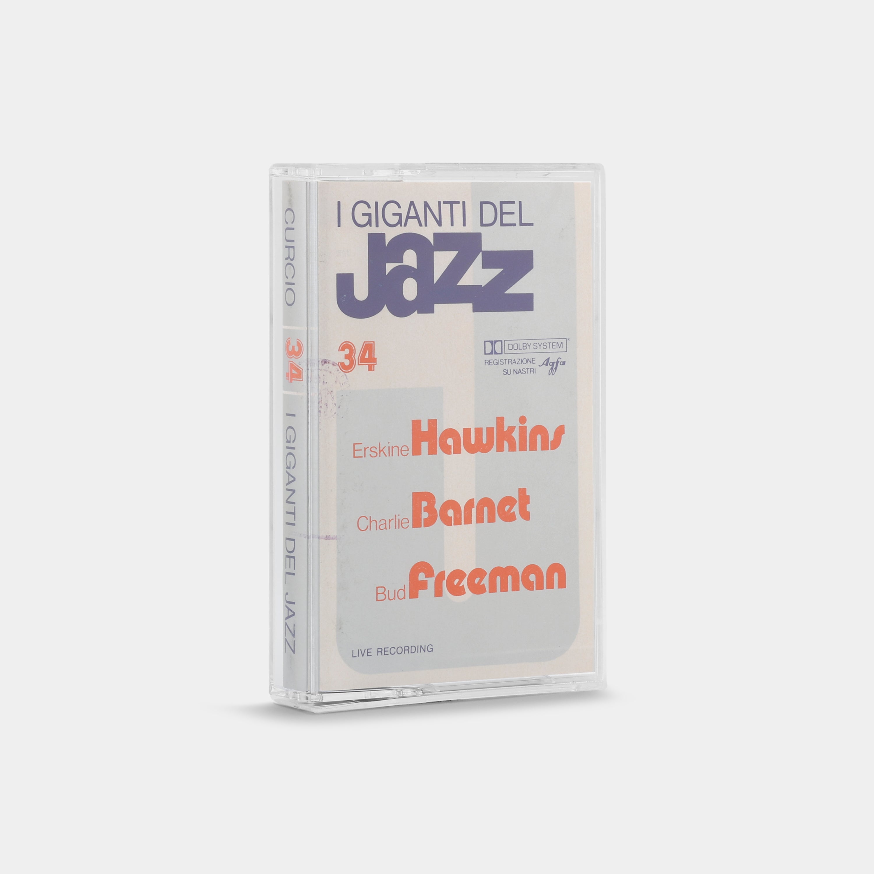 Erskine Hawkins / Charlie Barnet / Bud Freeman - I Giganti Del Jazz Vol. 34 Cassette Tape