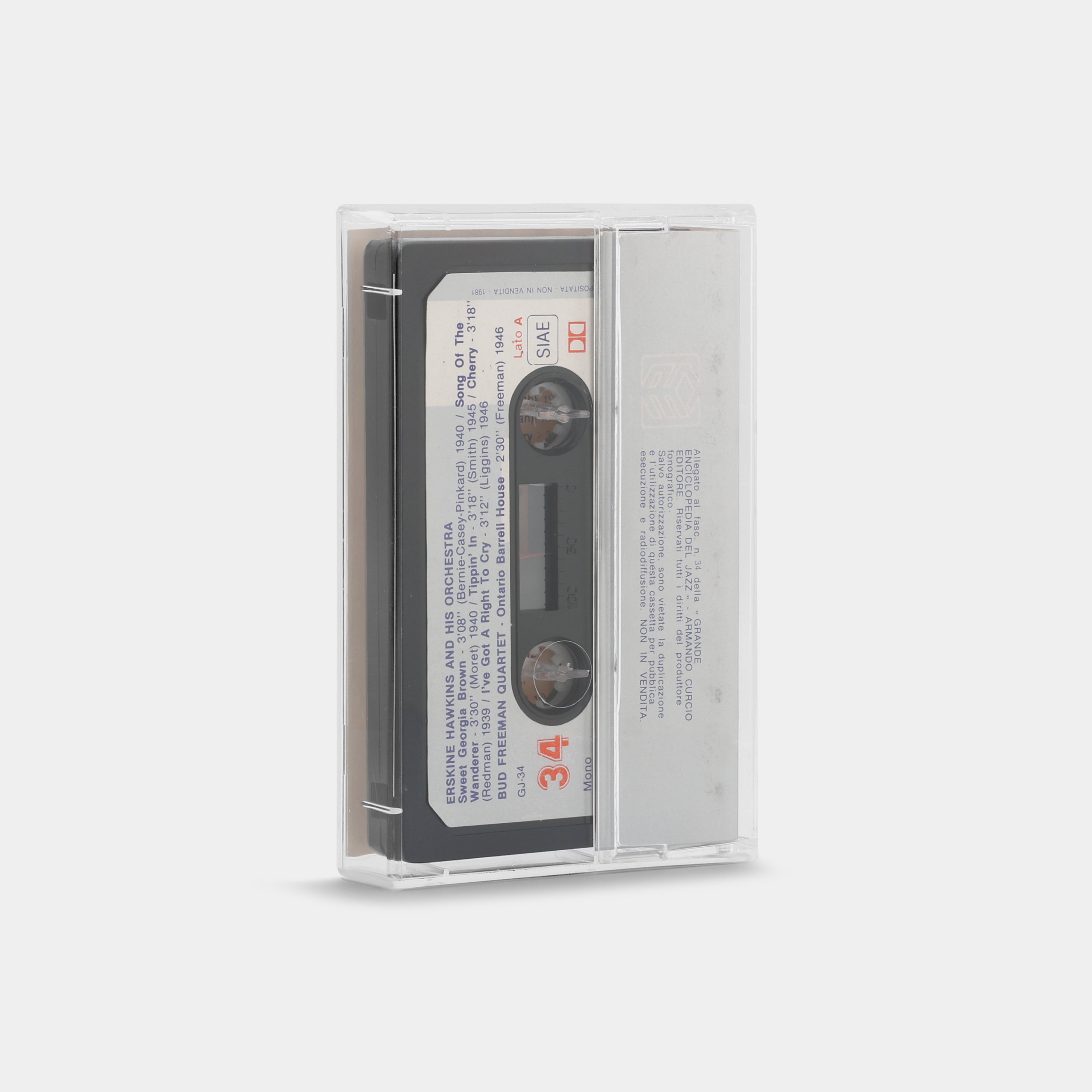 Erskine Hawkins / Charlie Barnet / Bud Freeman - I Giganti Del Jazz Vol. 34 Cassette Tape