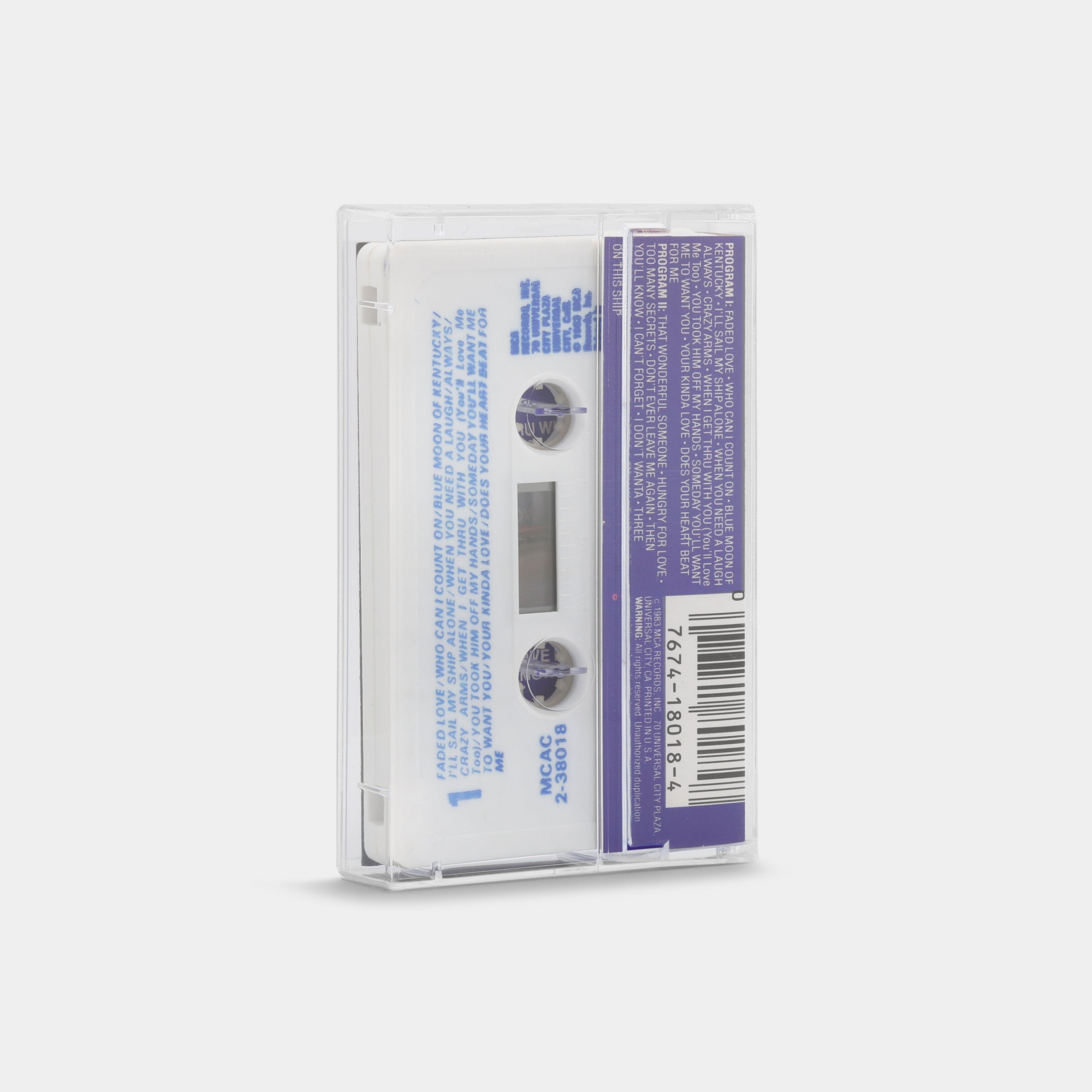 Patsy Cline - A Portrait Of Patsy Cline Country Great Cassette Tape